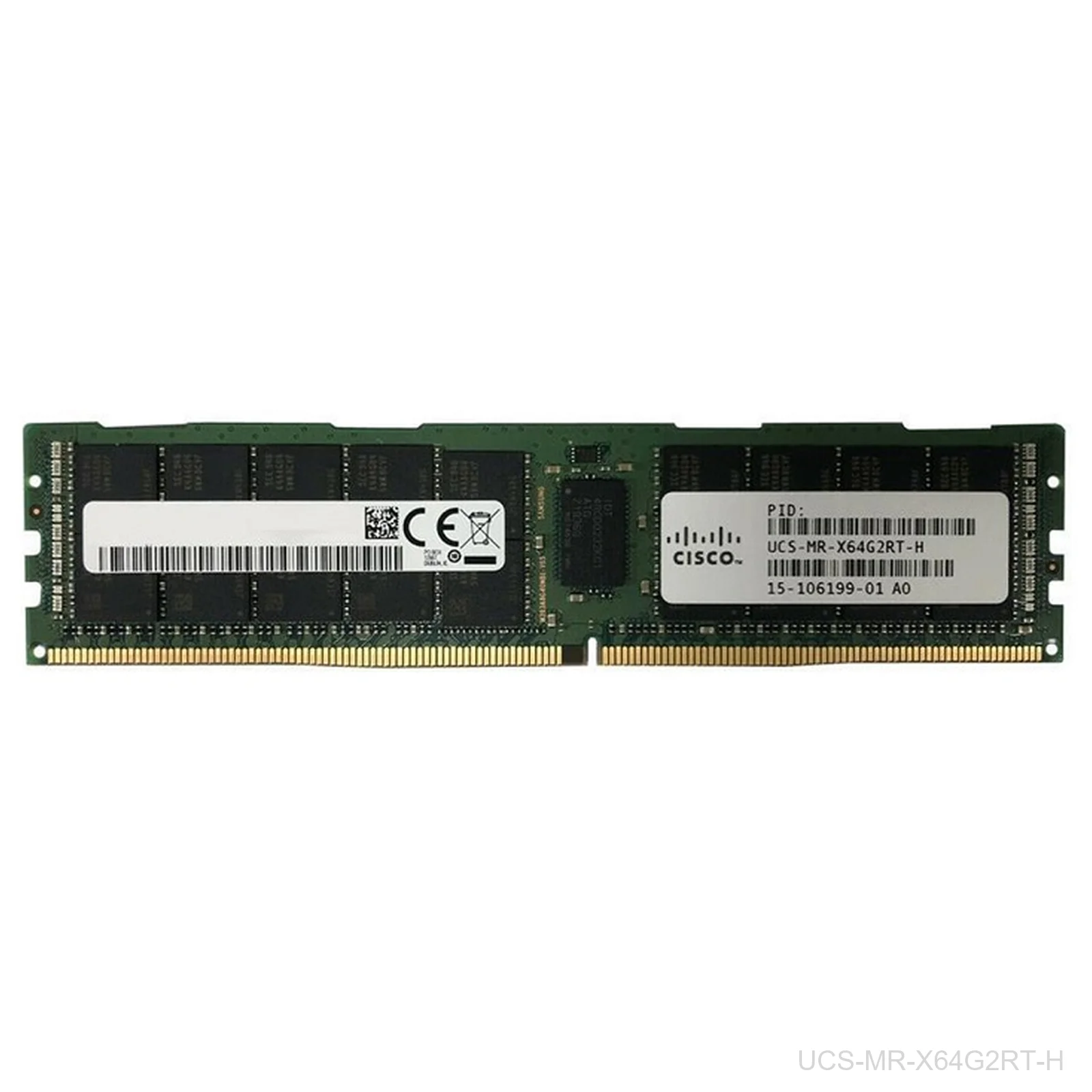[UCS-MR-X64G2RT-H] Cisco UCS-MR-X64G2RT-H, 64GB DDR4-2933 RDIMM Memory Module, 2Rx4, 1.2V