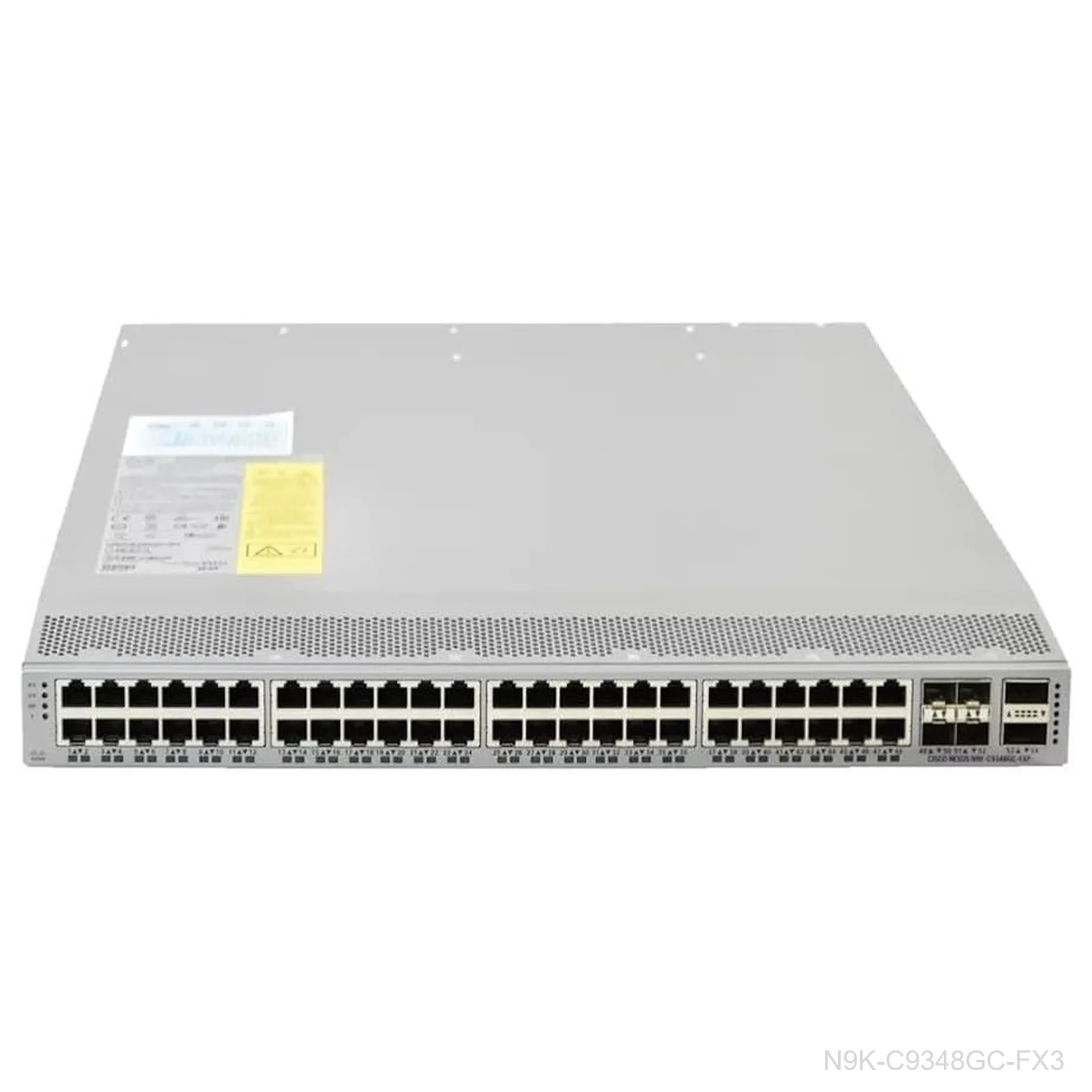 [N9K-C9348GC-FX3] Cisco N9K-C9348GC-FX3, Nexus 9300 Switch, 48x 1G BASE-T, 2x 40/100G