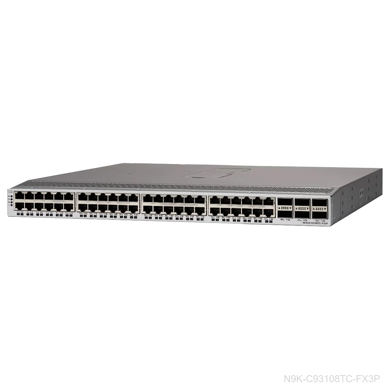 [N9K-C93108TC-FX3P] Cisco N9K-C93108TC-FX3P, Nexus 9300 PoE Switch, 48x1-10G+6x40/100G