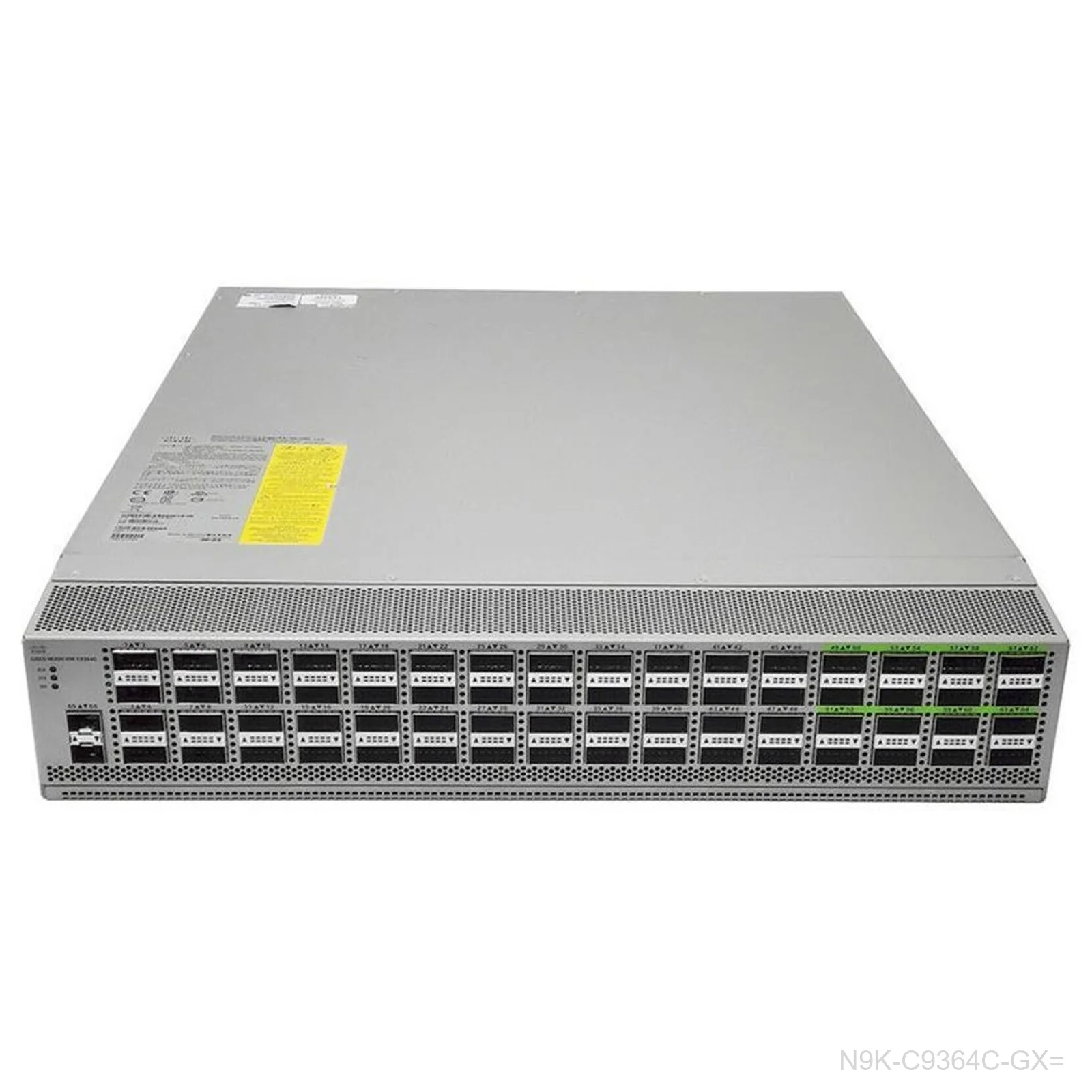 [N9K-C9364C-GX=] Cisco N9K-C9364C-GX=, Nexus 9300 Switch, 64x 40/100G QSFP28, ACI, Spare