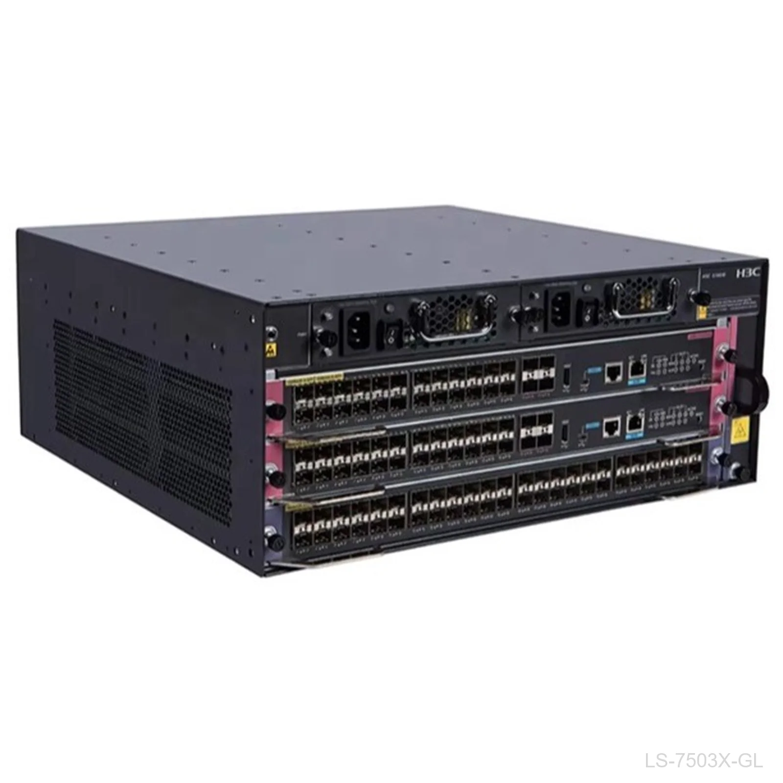 [LS-7503X-GL] H3C LS-7503X-GL, Enterprise Core Switch Chassis, 2 MPU, 3 LPU Slots