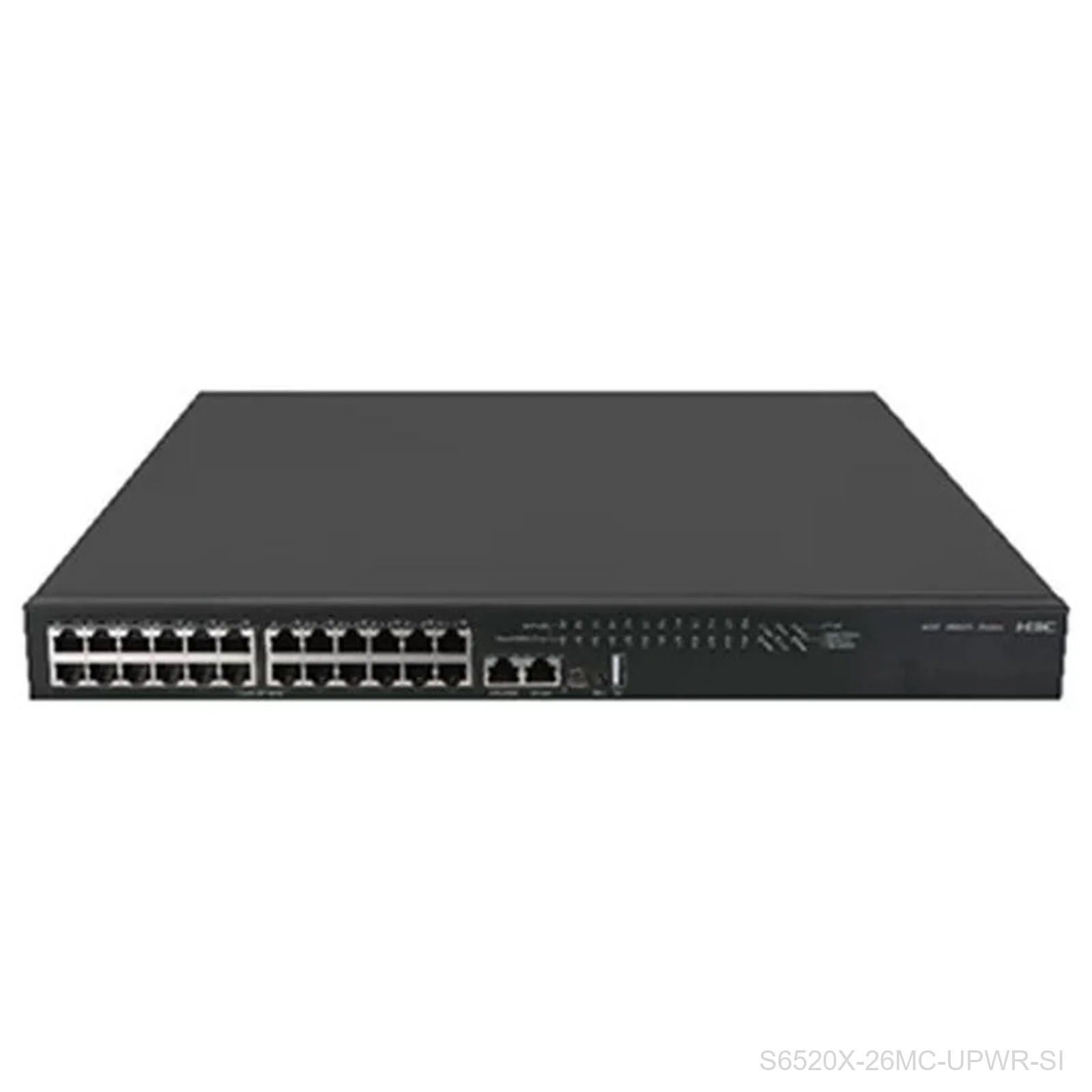 [S6520X-26MC-UPWR-SI] H3C S6520X-26MC-UPWR-SI, 24-Port Multigigabit, 2 Power Module Slots