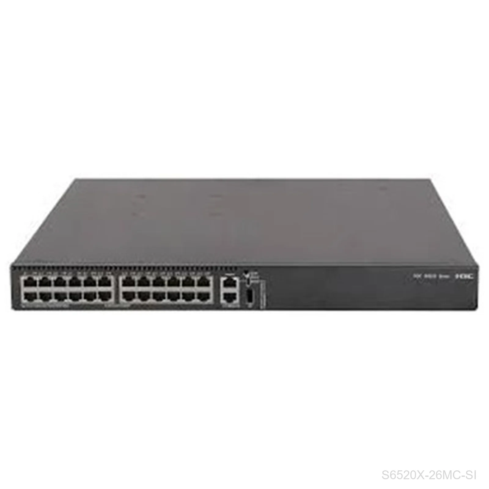 [S6520X-26MC-SI] H3C S6520X-26MC-SI, 24-Port Multigigabit Switch, 2 Power Module Slots