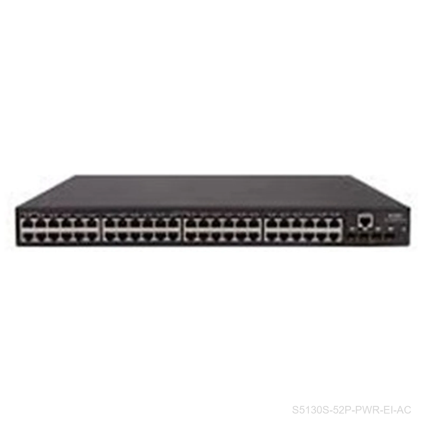 [S5130S-52P-PWR-EI-AC] H3C S5130S-52P-PWR-EI-AC, 48-Port Gigabit PoE+ Switch, 370W, 4x 1G SFP