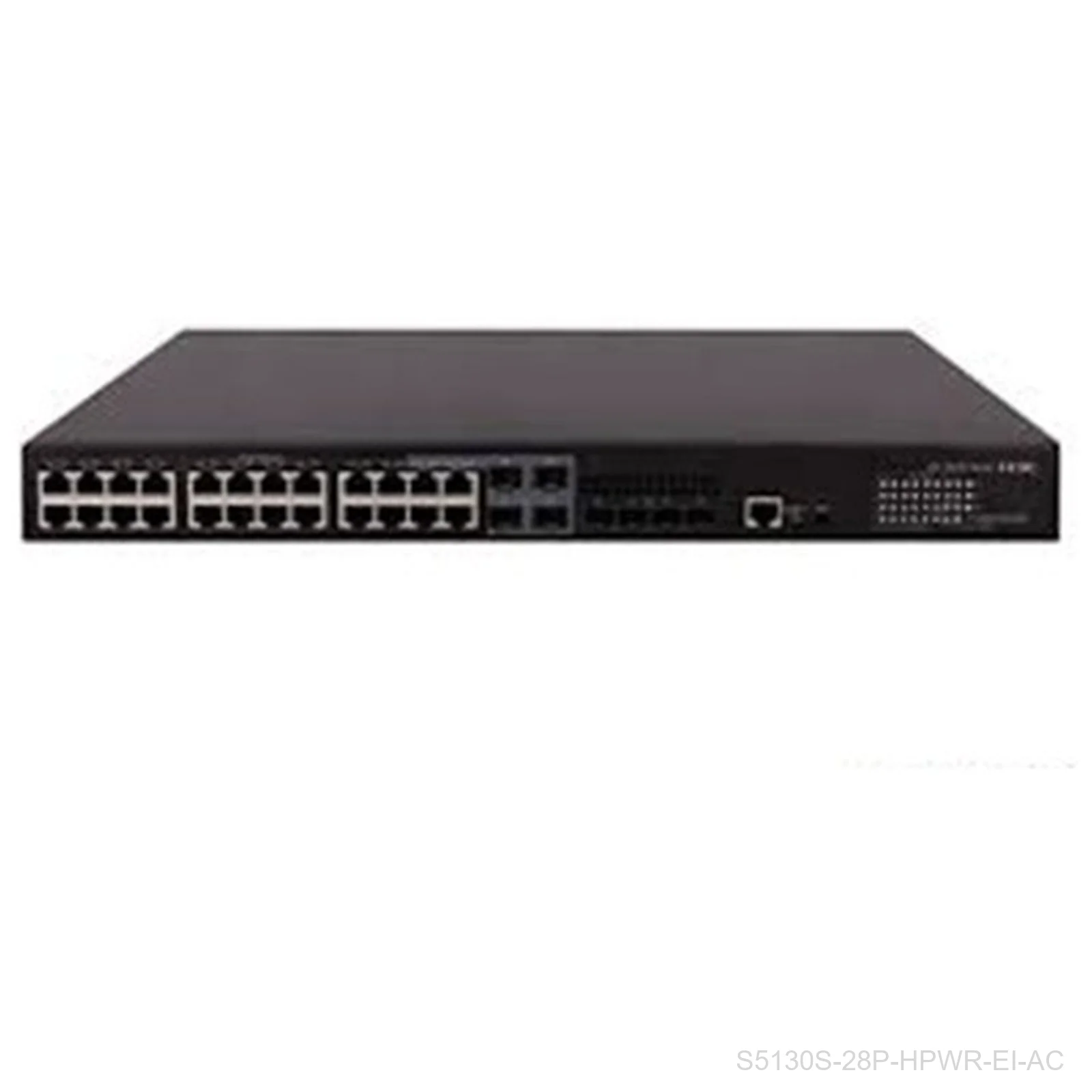 [S5130S-28P-HPWR-EI-AC] H3C S5130S-28P-HPWR-EI-AC, 24-Port Gigabit PoE+ Switch, 370W, 4x 1G SFP