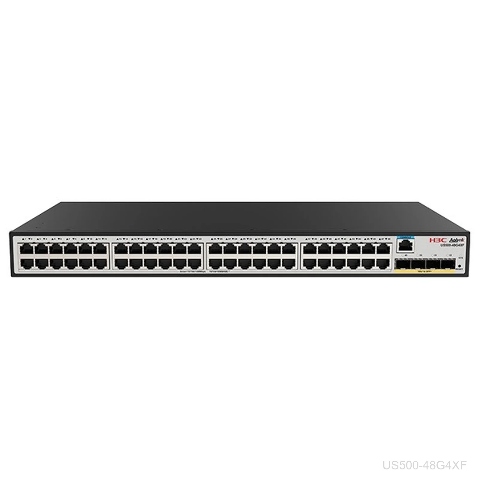 [US500-48G4XF] H3C US500-48G4XF, Aolynk 48-Port Gigabit Switch, 4x 10G SFP+, 9801A8EA