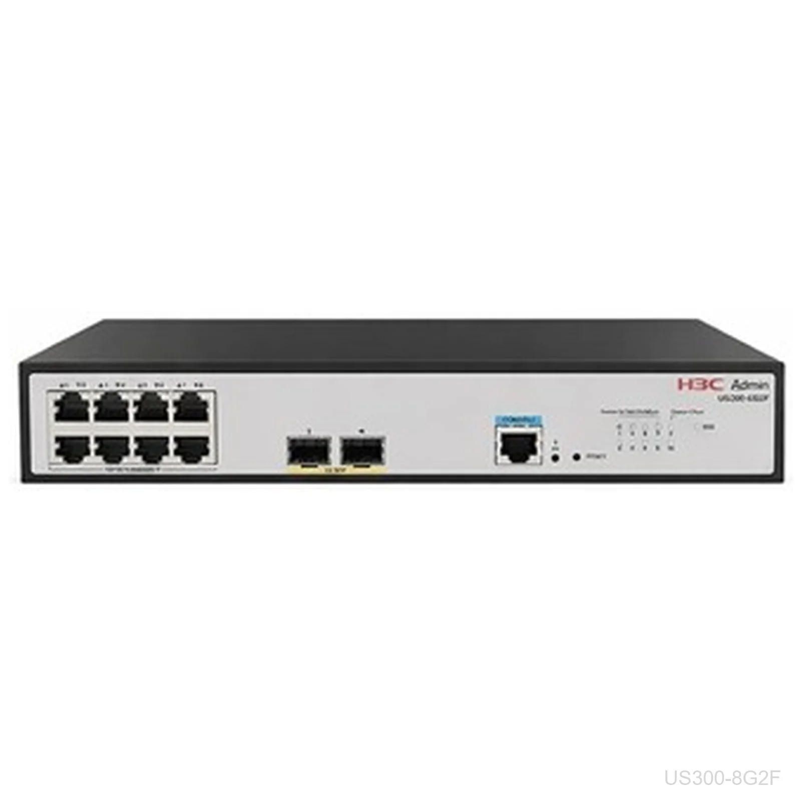 [US300-8G2F] H3C US300-8G2F, Aolynk 8-Port Gigabit Switch, 2x 1G SFP, 9801A8EB