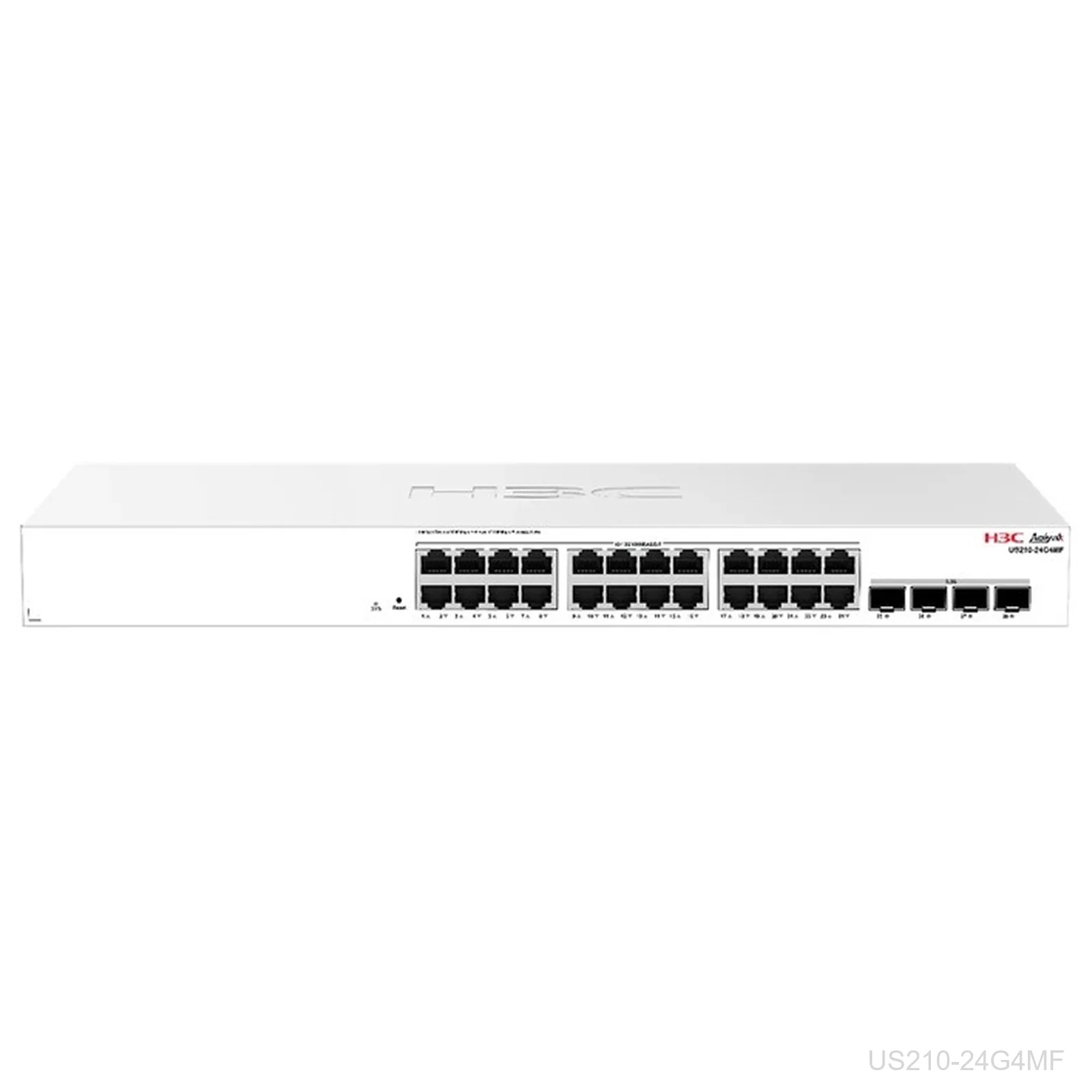 [US210-24G4MF] H3C US210-24G4MF, Aolynk 24-Port Gigabit Switch, 4x 2.5G SFP, 9801A8LD