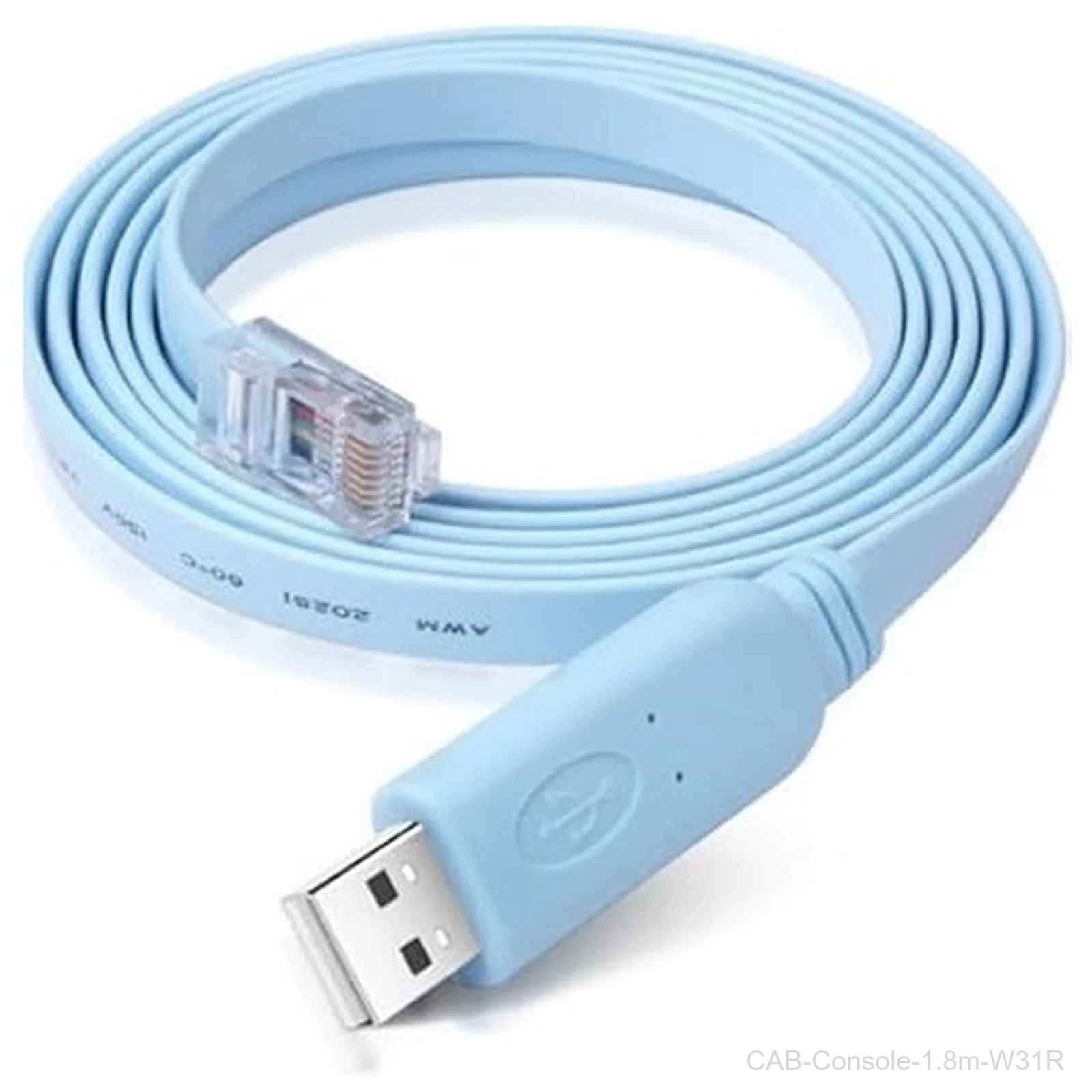 [CAB-Console-1.8m-W31R] H3C CAB-Console-1.8m-W31R, Console Cable, 1.8m, RJ45 to USB, 0404A1EE
