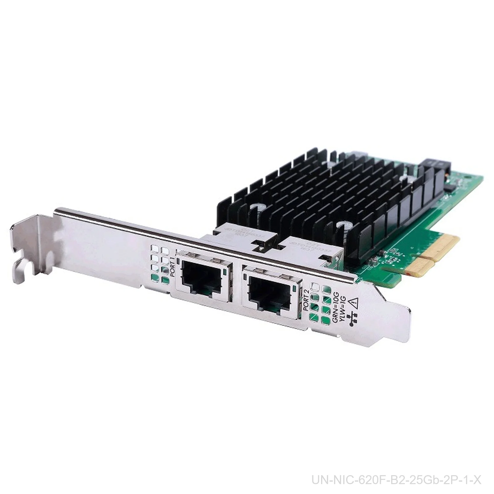 [UN-NIC-620F-B2-25Gb-2P-1-X] H3C UN-NIC-620F-B2-25Gb-2P-1-X, 2-Port 25Gb SFP28 Ethernet Adapter, LP