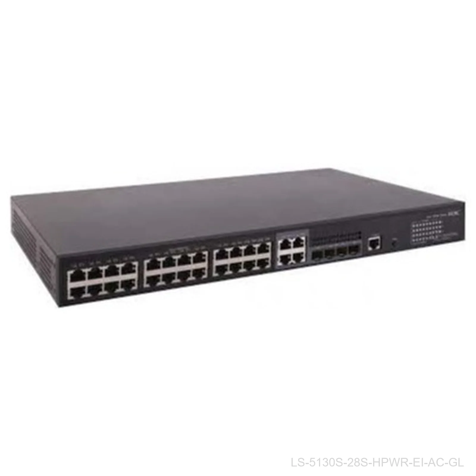 [LS-5130S-28S-HPWR-EI-AC-GL] H3C LS-5130S-28S-HPWR-EI-AC-GL, 24-Port Gigabit PoE+, 370W, 4 SFP Combo