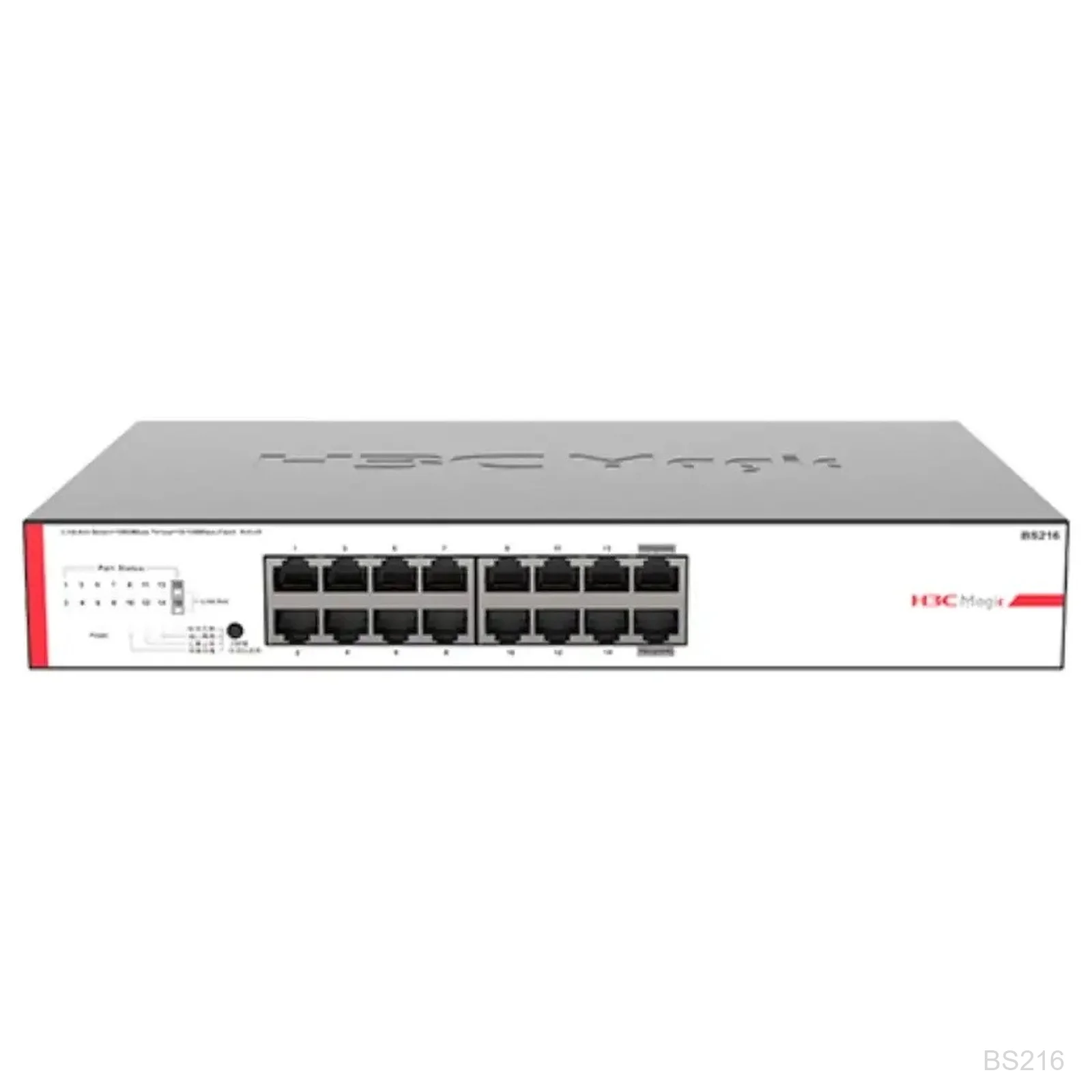 [BS216] H3C BS216, Magic 16-Port Gigabit Switch, Fanless, 9801A5AW