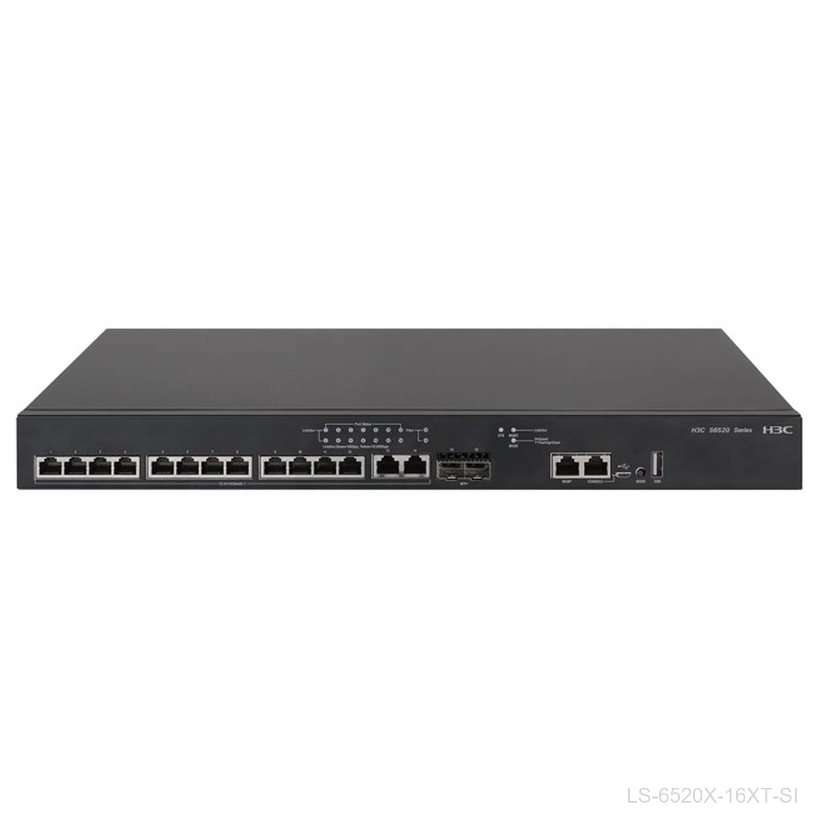 [LS-6520X-16XT-SI] H3C LS-6520X-16XT-SI, 14-Port Multigigabit Switch, 2x 10G SFP+