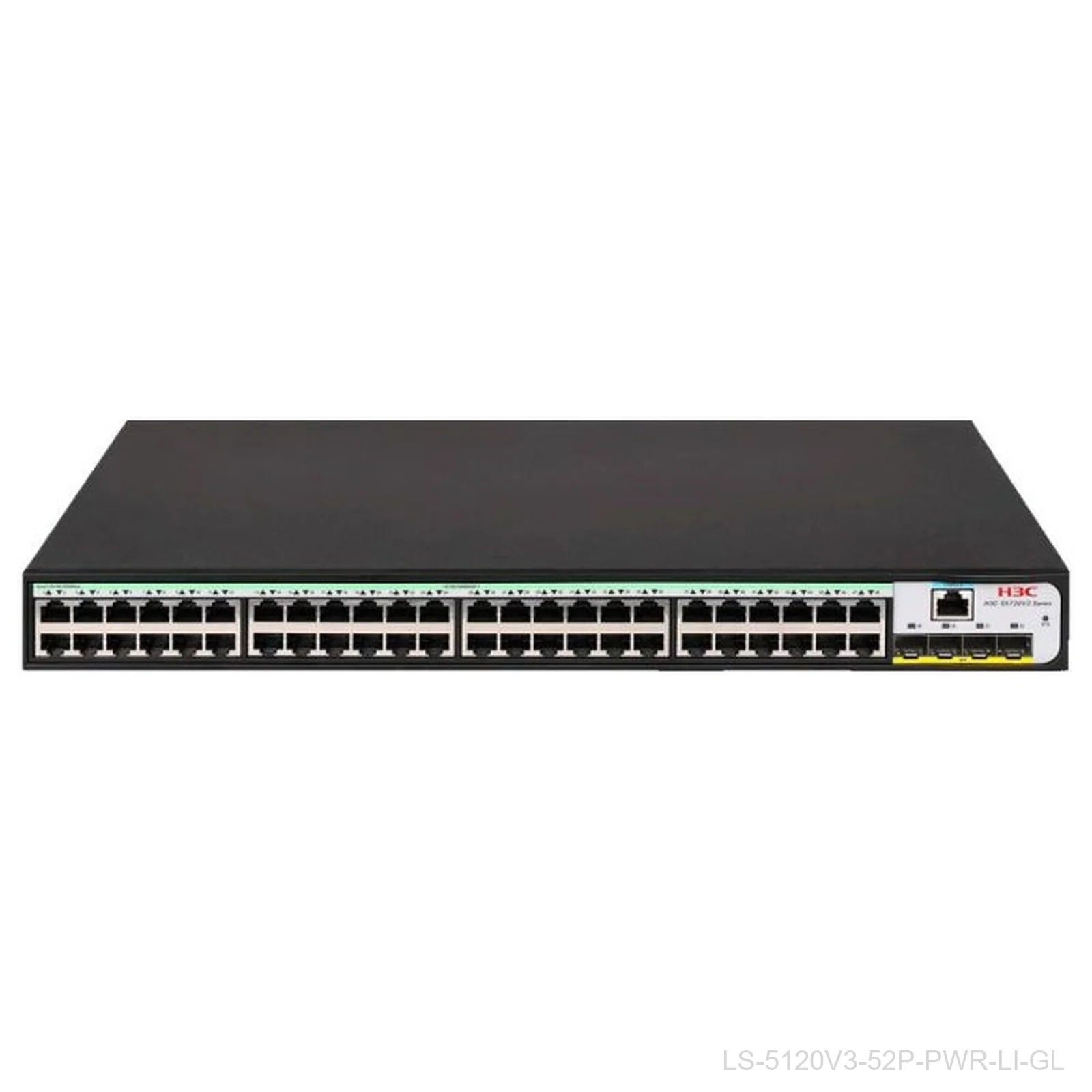 [LS-5120V3-52P-PWR-LI-GL] H3C LS-5120V3-52P-PWR-LI-GL, 48-Port Gigabit PoE+, 370W, 4x 1G SFP