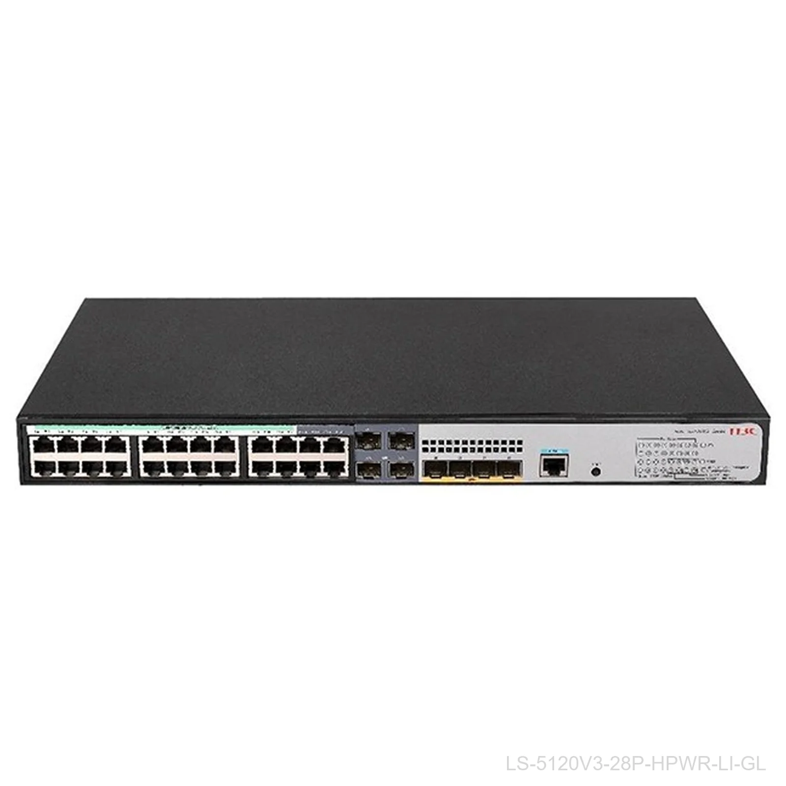 [LS-5120V3-28P-HPWR-LI-GL] H3C LS-5120V3-28P-HPWR-LI-GL, 24-Port PoE+, 370W, 4x 1G SFP, 4 Combo