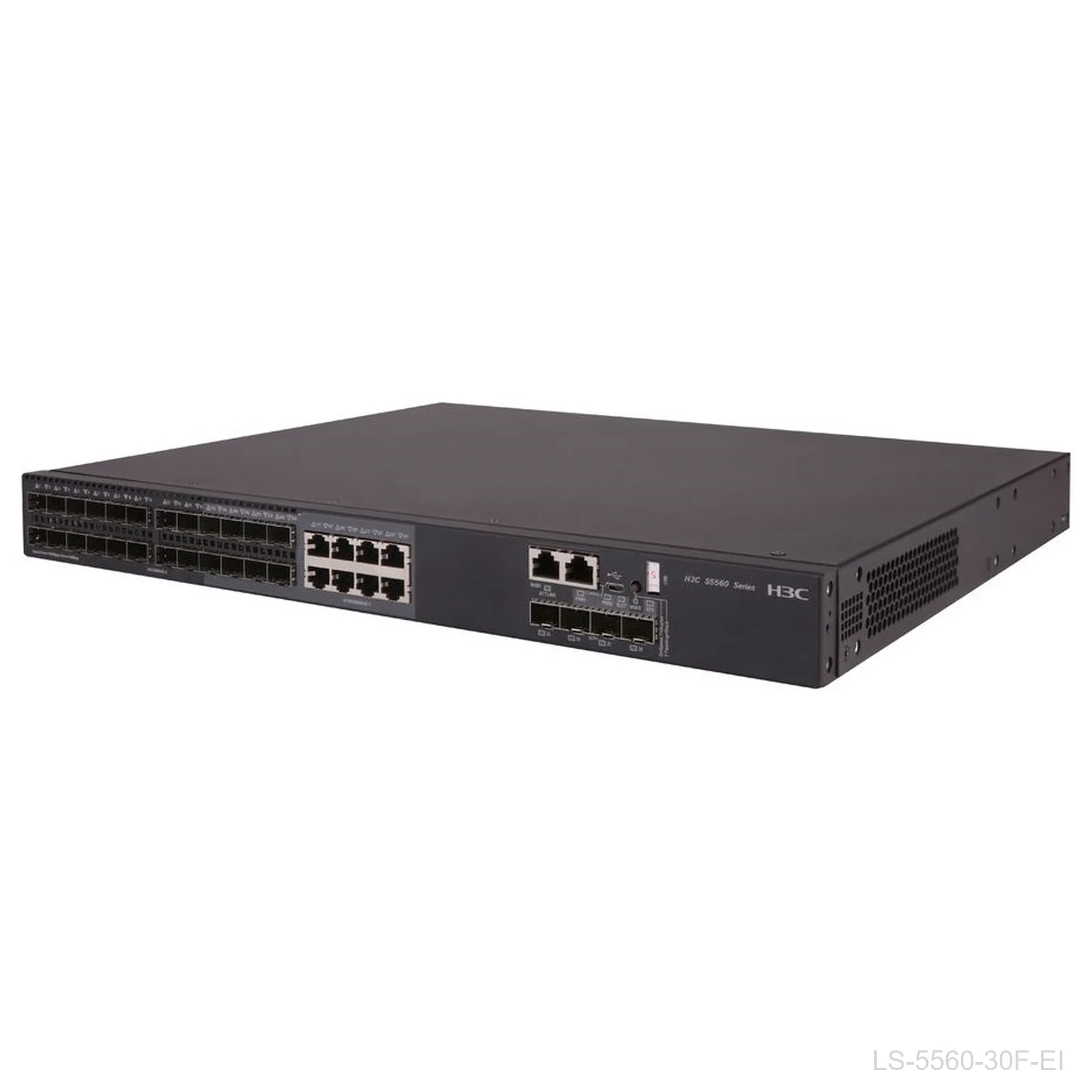 [LS-5560-30F-EI] H3C LS-5560-30F-EI, 24-Port SFP Switch, 8 Combo, 4x 10G SFP+, No Power