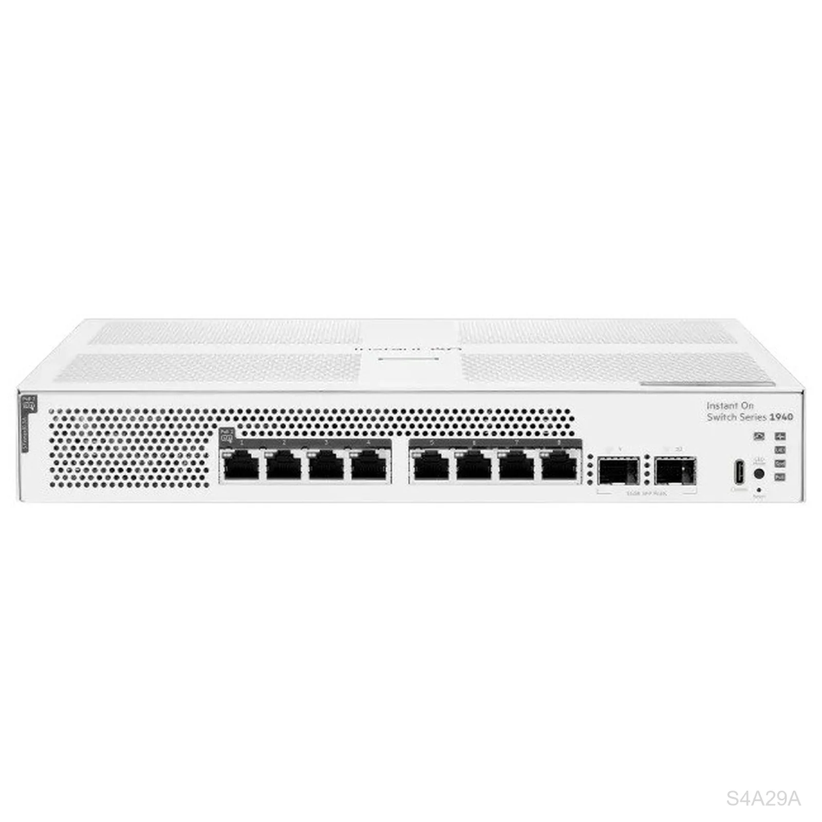 [S4A29A] HPE Instant On S4A29A 1940 8-Port Gigabit PoE+ Switch, 124W, 2x SFP