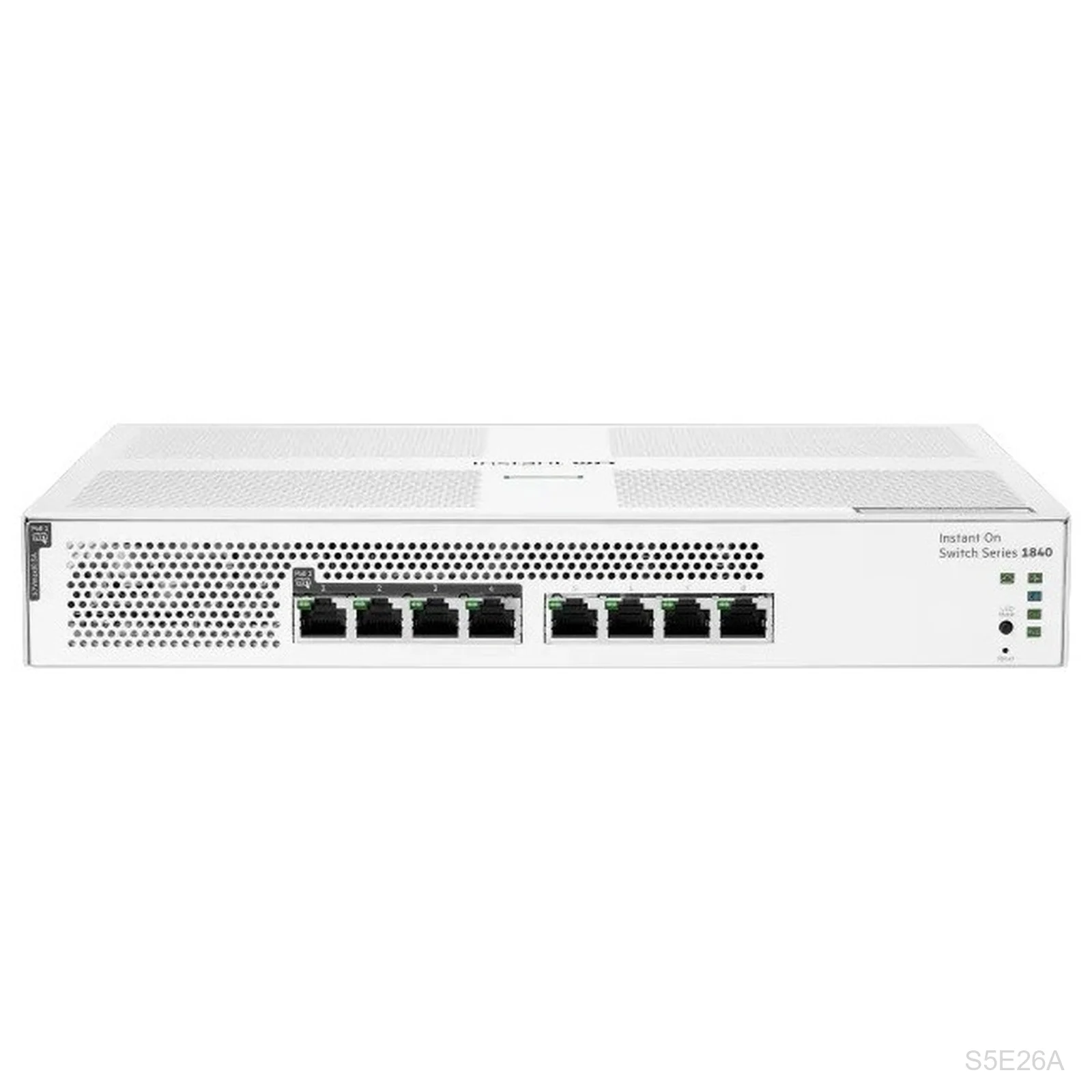 [S5E26A] HPE Instant On S5E26A 1840 8-Port Gigabit Switch, 4-Port PoE 65W