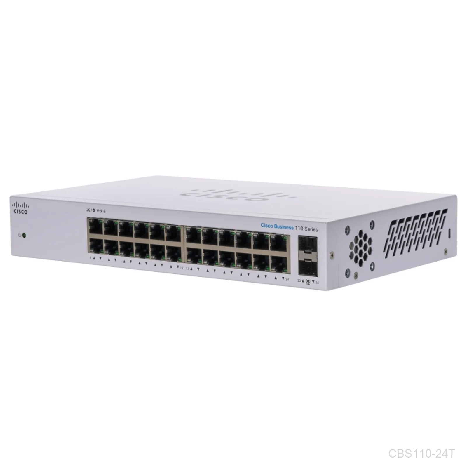 [CBS110-24T] Cisco CBS110-24T, 24 Giga Ports + 2 x 1G SFP, RJ-45 combo ports Switch