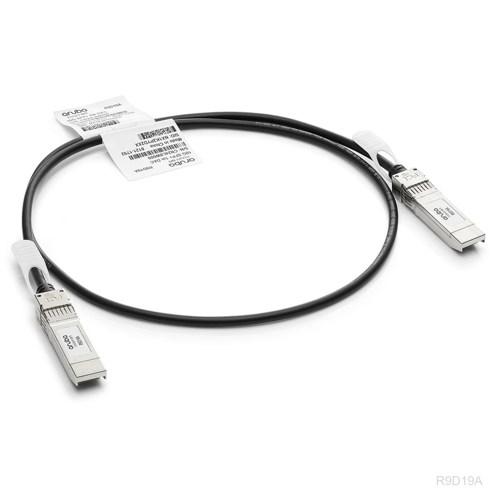 [R9D19A] HPE Instant On R9D19A 10G SFP+ DAC Cable, 1m, Passive Copper