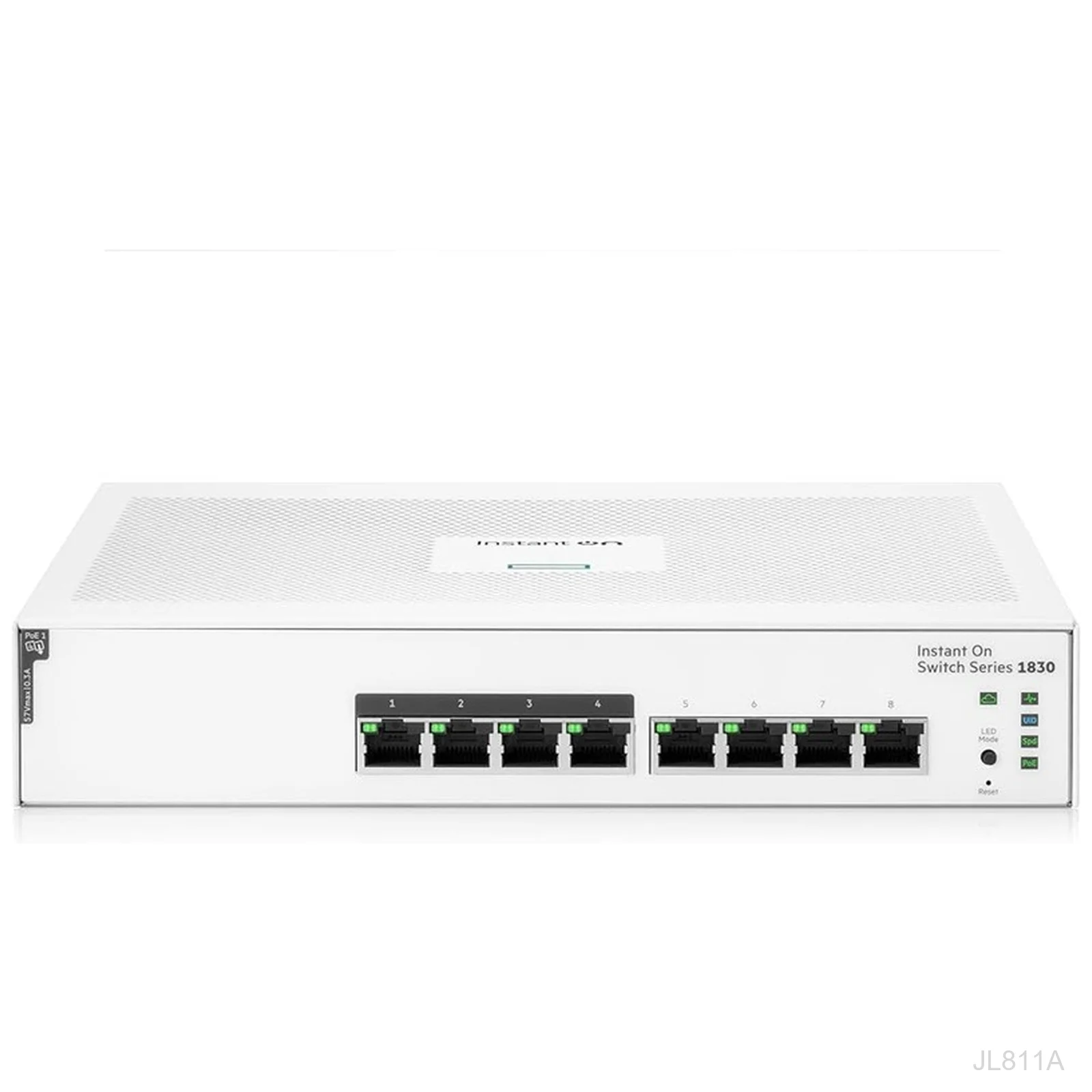 [JL811A] HPE Instant On JL811A 1830 8-Port Gigabit Switch, 4-Port PoE+ 65W