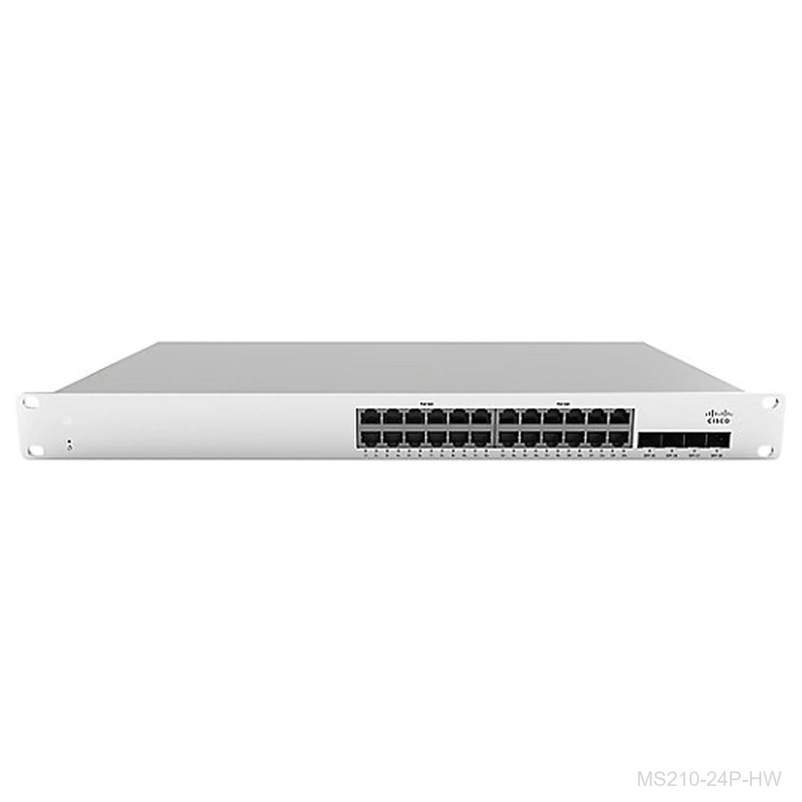[MS210-24P-HW] Cisco Meraki MS210-24P-HW 24-Port Gigabit PoE Managed Switch