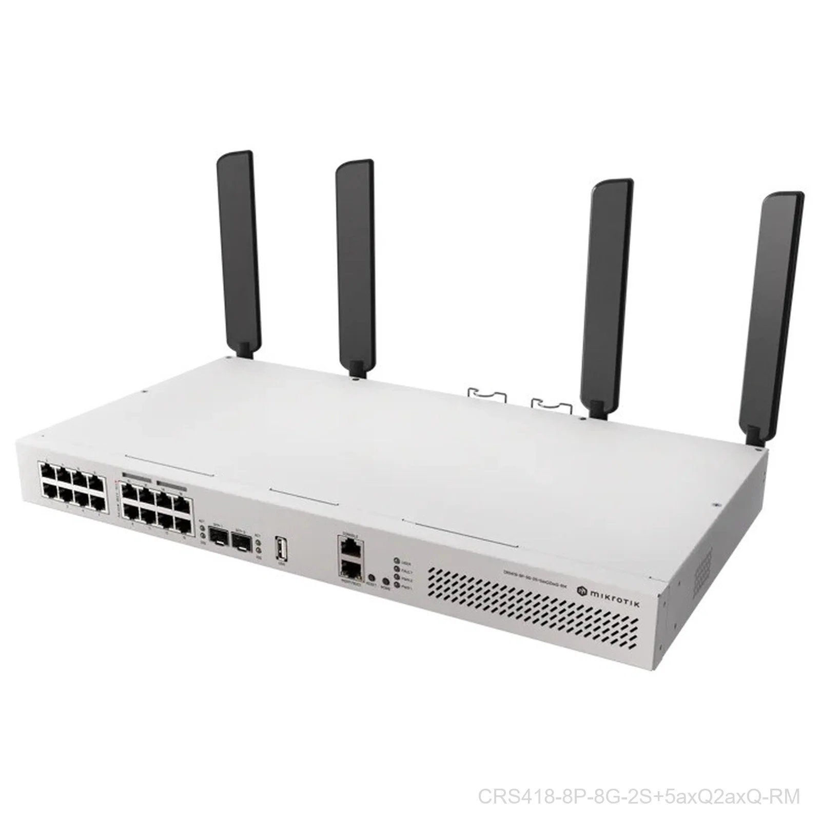 [CRS418-8P-8G-2S+5axQ2axQ-RM] MikroTik CRS418-8P-8G-2S+5axQ2axQ-RM – Switch, WiFi 6