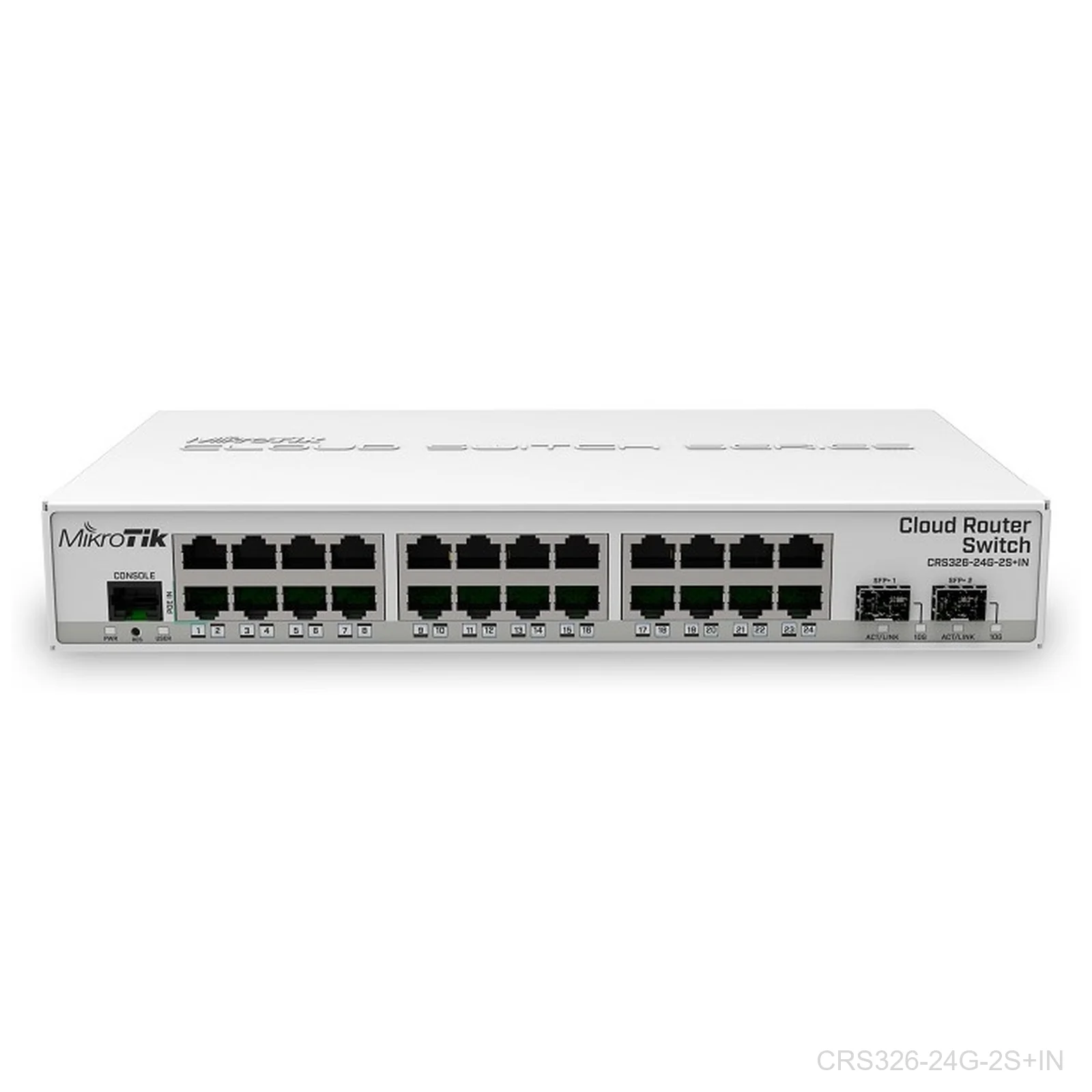 [CRS326-24G-2S+IN] MikroTik CRS326-24G-2S+IN – Switch, 24-Port Gigabit