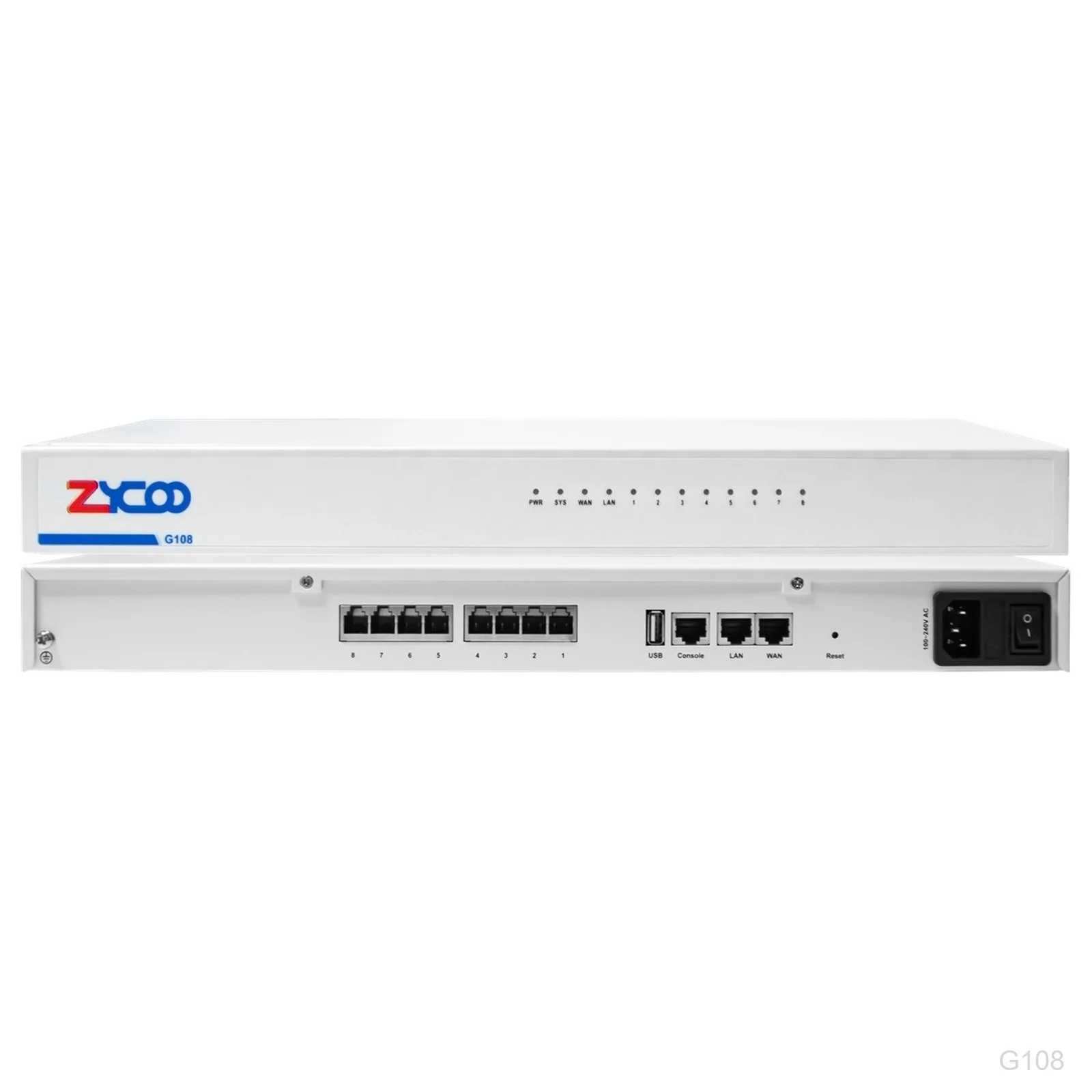 [G108] ZYCOO G108, FXO VoIP Gateway, 8 Ports