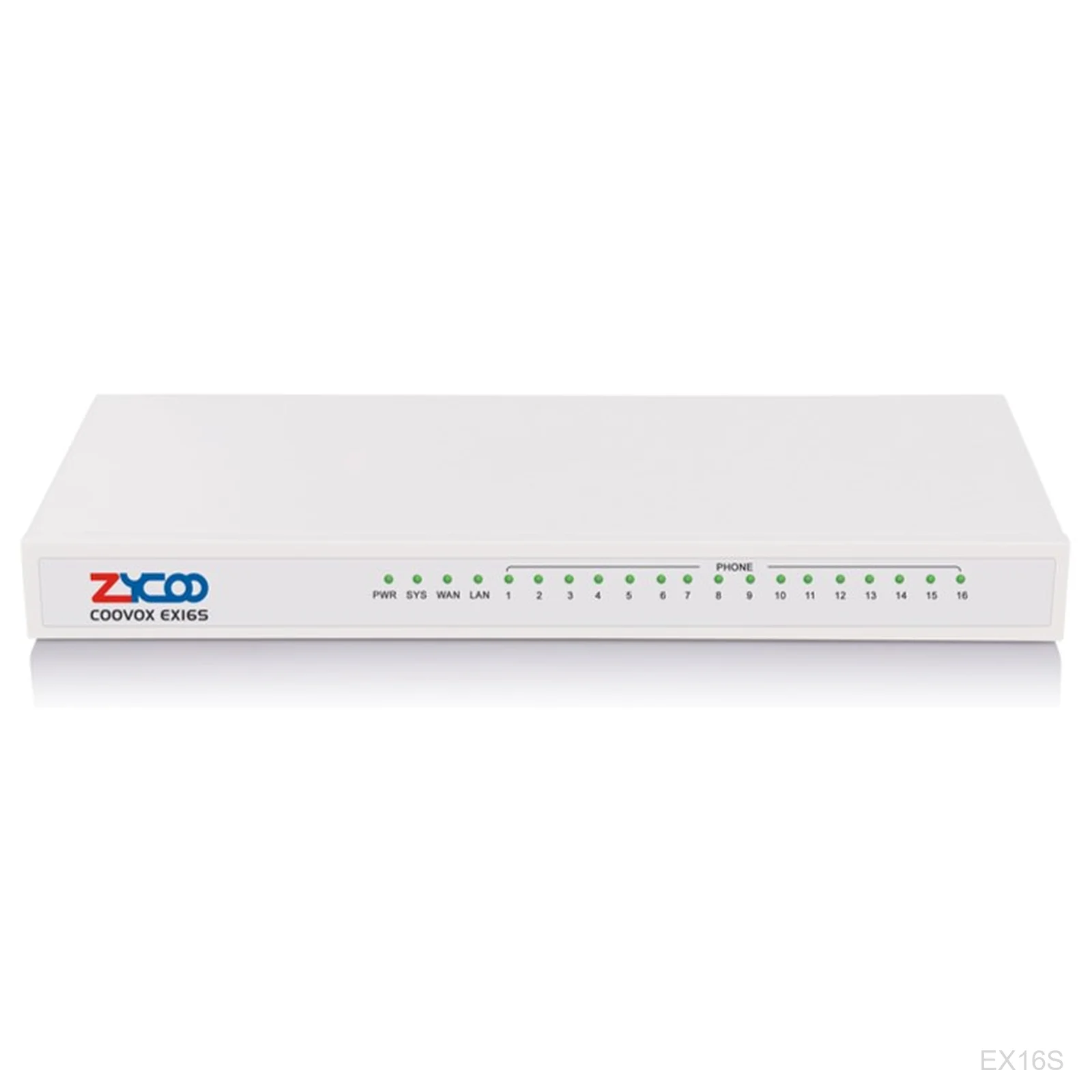 [EX16S] ZYCOO EX16S, FXS Expansion Box, 16 Ports, LAN