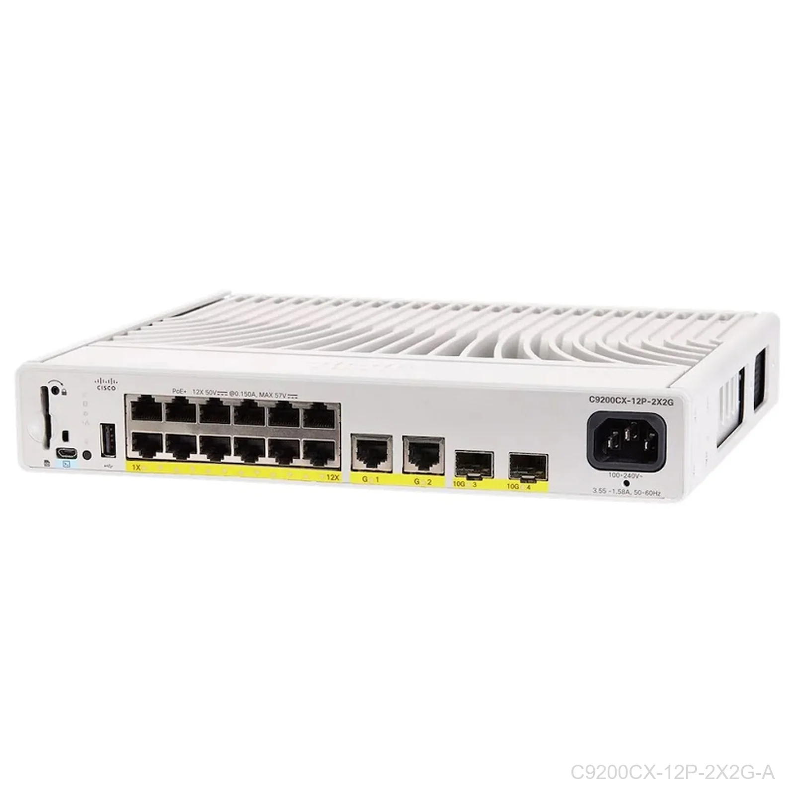 [C9200CX-12P-2X2G-A] Cisco C9200CX-12P-2X2G-A, Catalyst 9200CX 12-Port PoE+ Switch Network