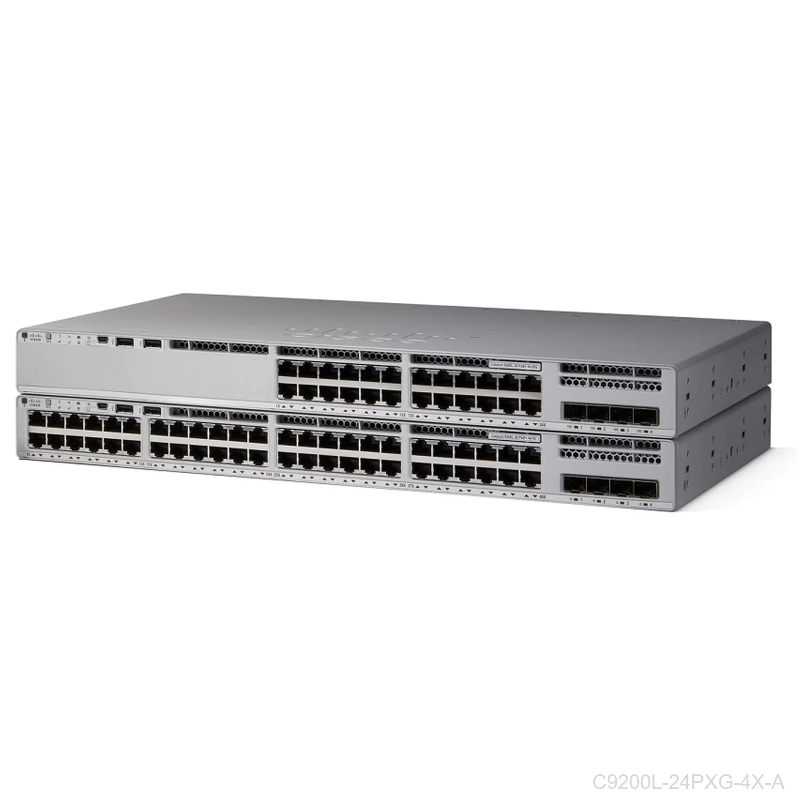 [C9200L-24PXG-4X-A] Cisco C9200L-24PXG-4X-A, Catalyst 9200L 24-Port PoE+ Switch Network