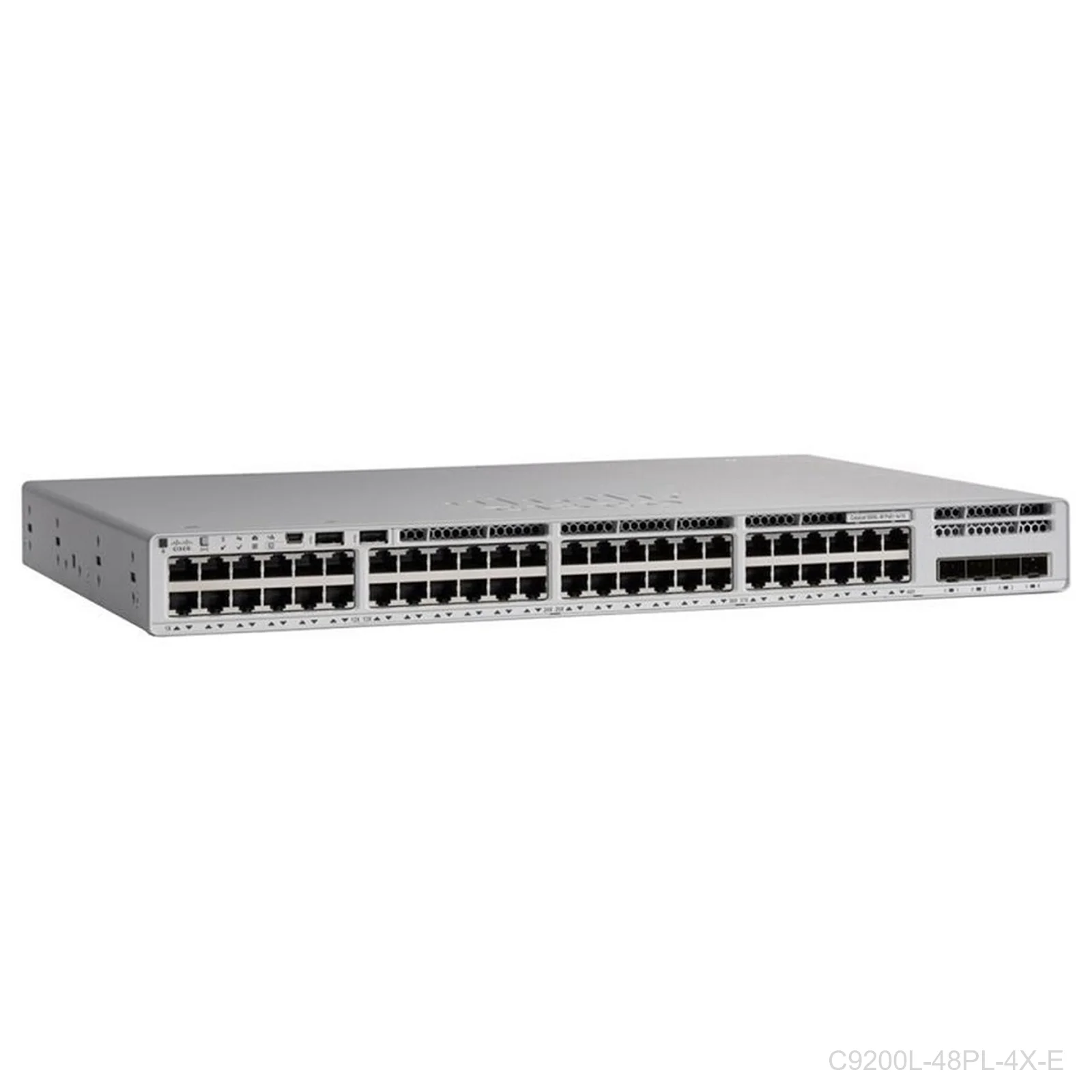 [C9200L-48PL-4X-E] Cisco C9200L-48PL-4X-E, Catalyst 9200L 48-Port partial PoE+ Switch