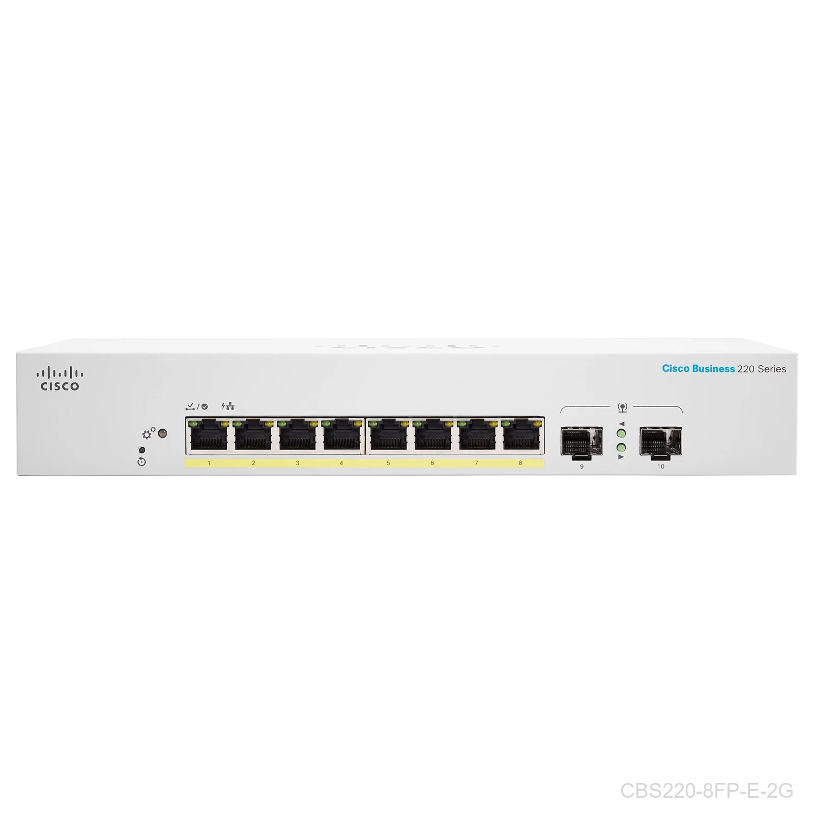 [CBS220-8FP-E-2G] Cisco CBS220-8FP-E-2G, 8 ports Giga POE+ 130W, 2 x 1G SFP port, Switch