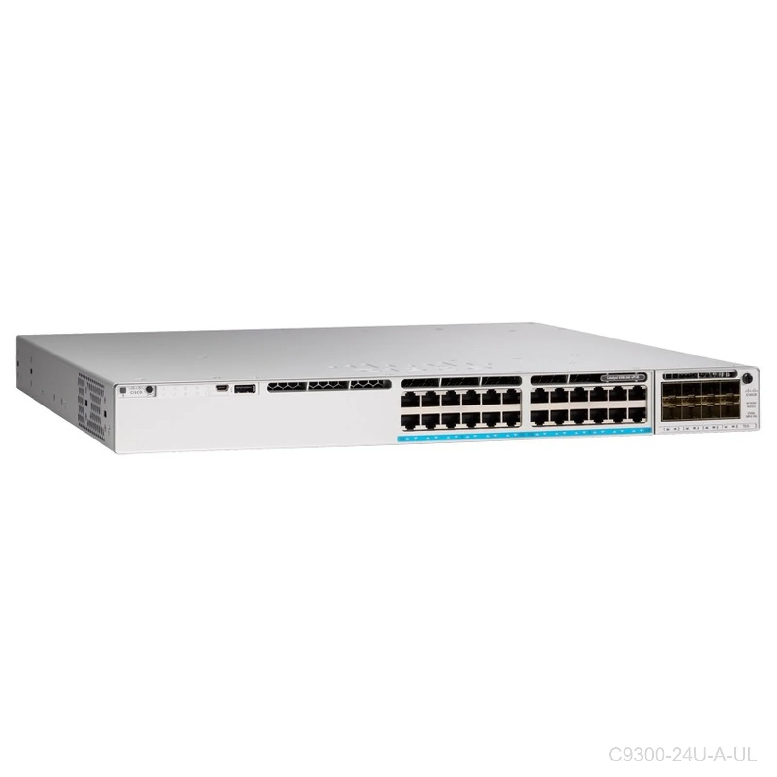 [C9300-24U-A-UL] Cisco C9300-24U-A-UL, Catalyst 9300 24-Port UPOE Switch Network