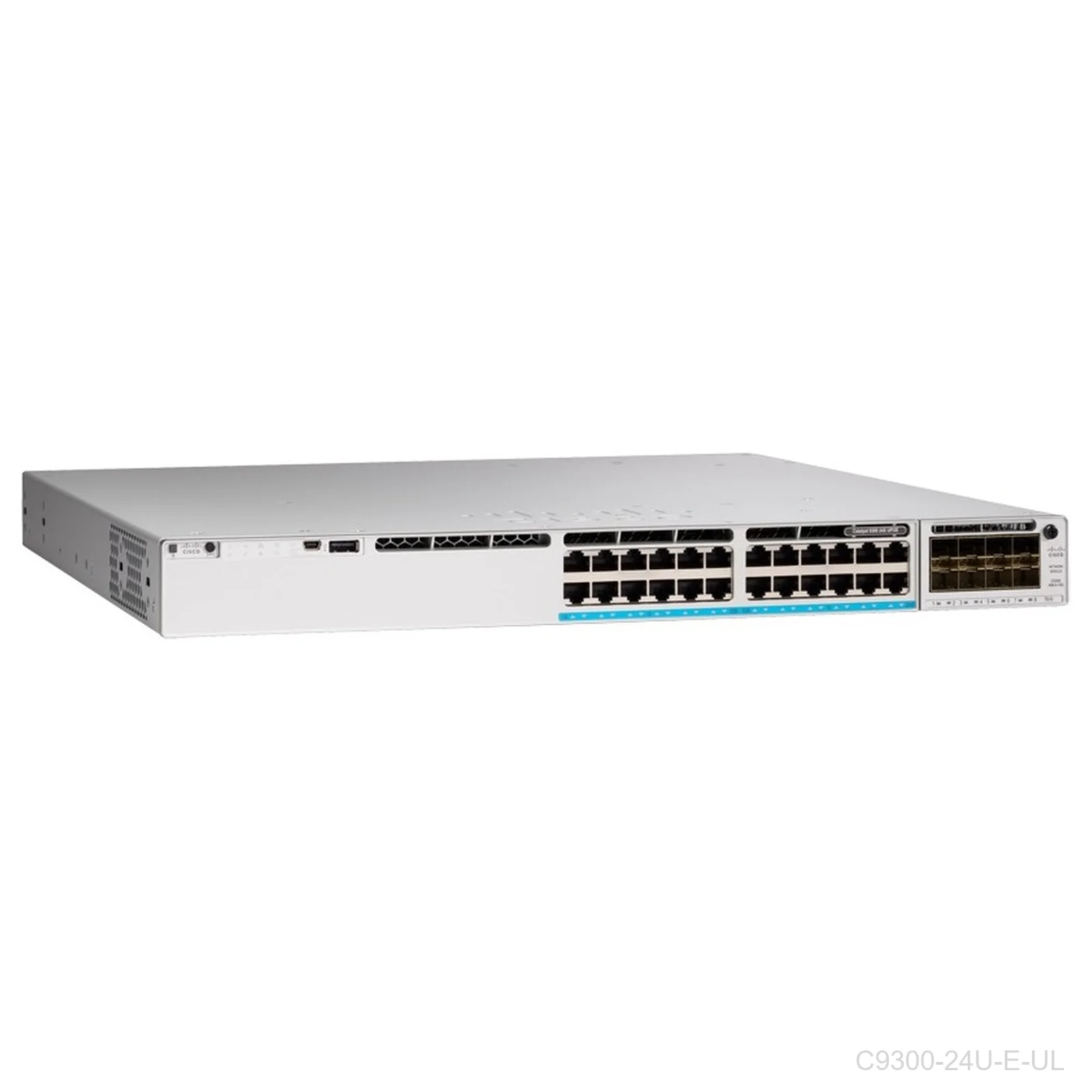 [C9300-24U-E-UL] Cisco C9300-24U-E-UL, Catalyst 9300 24-Port UPOE Switch