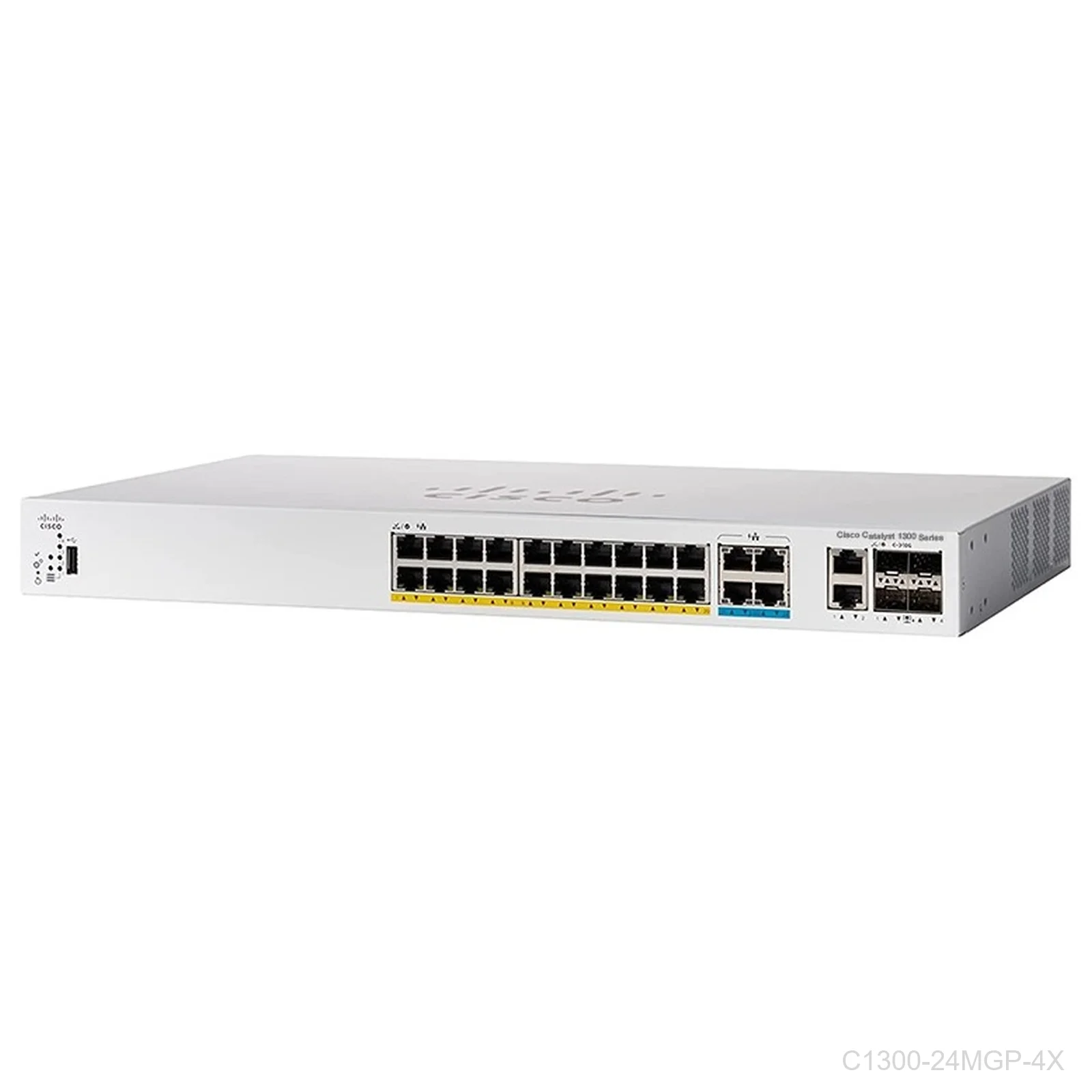 [C1300-24MGP-4X] Cisco C1300-24MGP-4X, 16 x 1G POE+, Layer 3 Catalyst Switch