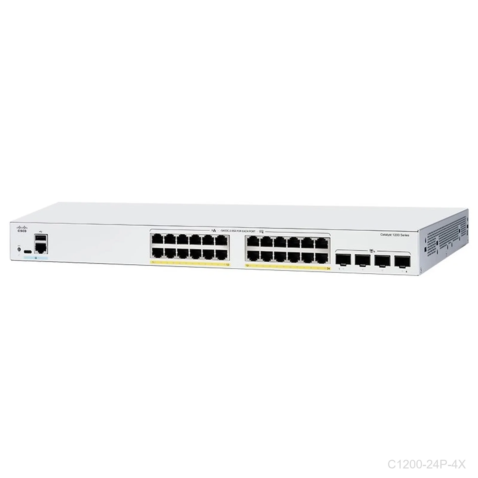 [C1200-24P-4X] Cisco C1200-24P-4X, 24 ports Giga POE+ 195W + 4 x 10G, Catalyst Switch