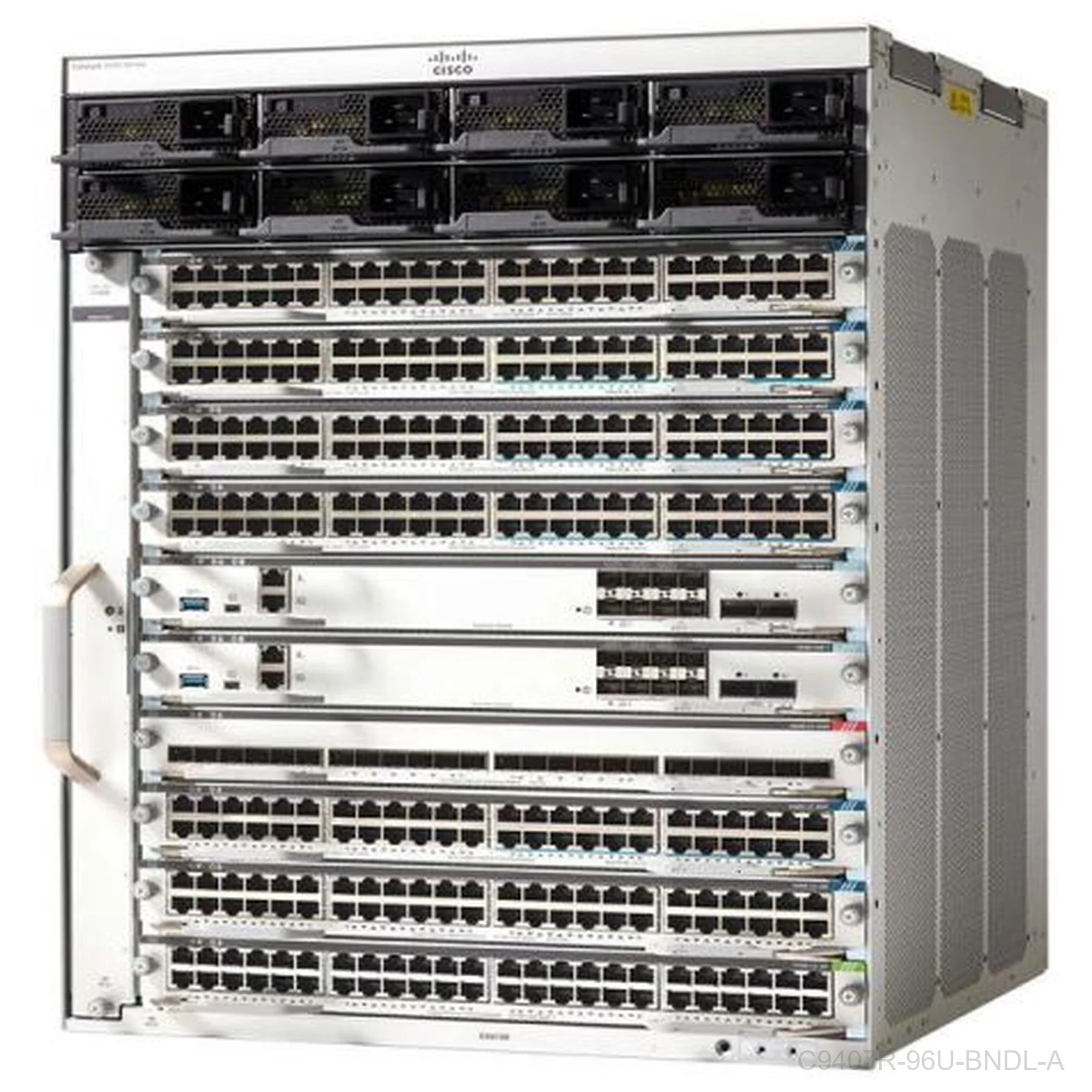 [C9407R-96U-BNDL-A] Cisco C9407R-96U-BNDL-A, Catalyst 9400 7-Slot Switch Bundle