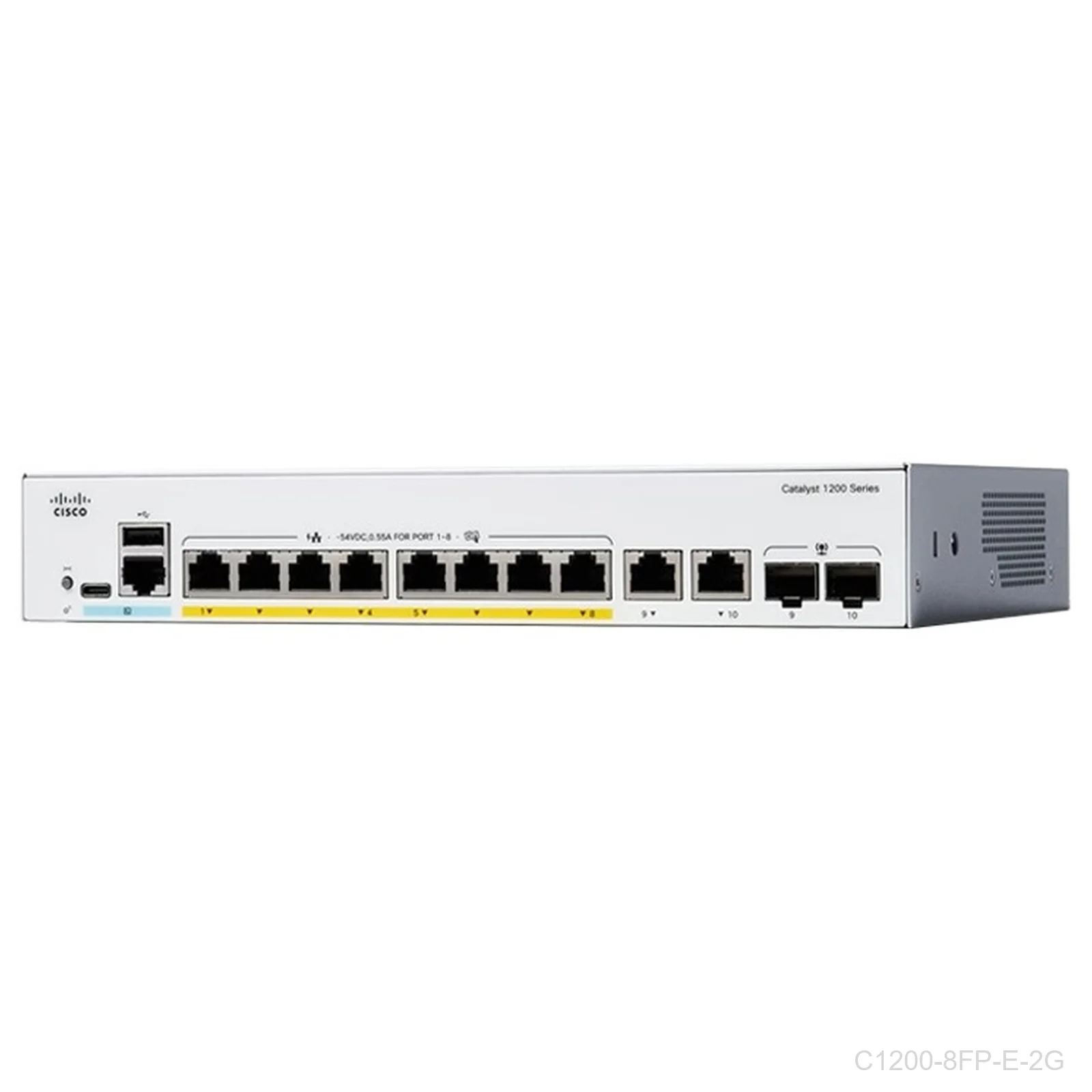 [C1200-8FP-E-2G] Cisco C1200-8FP-E-2G, 8 ports Giga POE+ 120W + 2 x 1G, Catalyst Switch