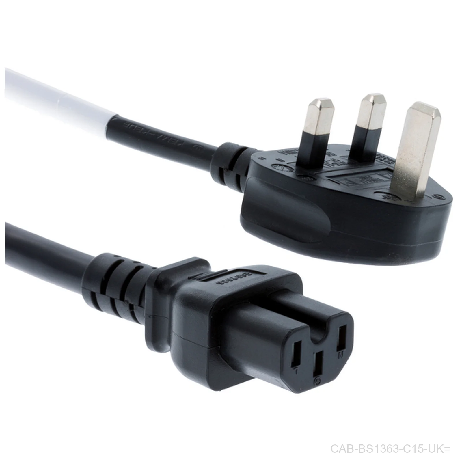[CAB-BS1363-C15-UK=] Cisco CAB-BS1363-C15-UK=, 8ft UK BS1363 to C15 Power Cord