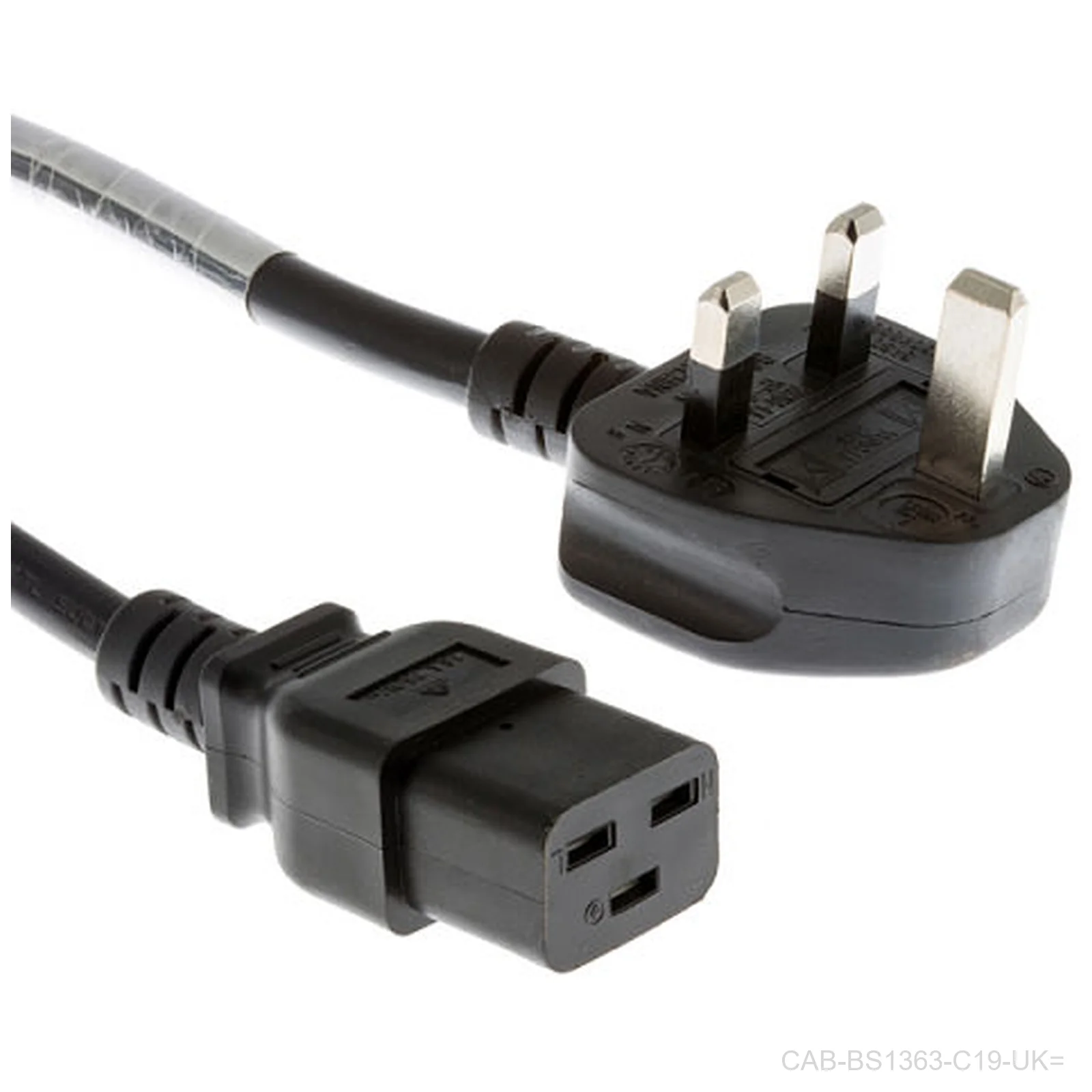 [CAB-BS1363-C19-UK=] Cisco CAB-BS1363-C19-UK=, 14ft UK BS1363 to C19 Power Cord