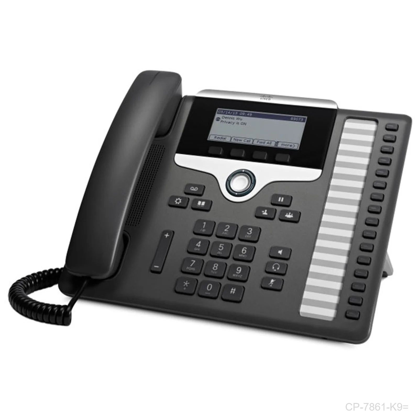 [CP-7861-K9=] Cisco CP-7861-K9= 7861 16-Line IP Phone