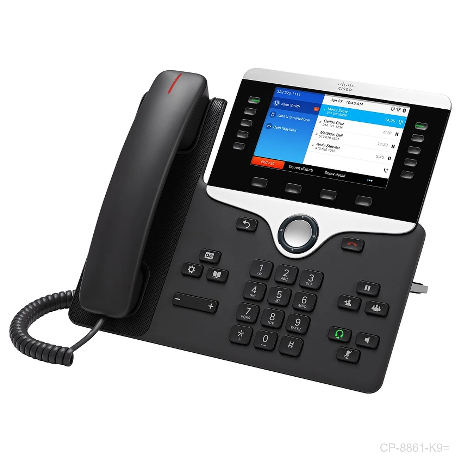[CP-8861-K9=] Cisco CP-8861-K9= 8861 Colour IP Phone with Wi-Fi