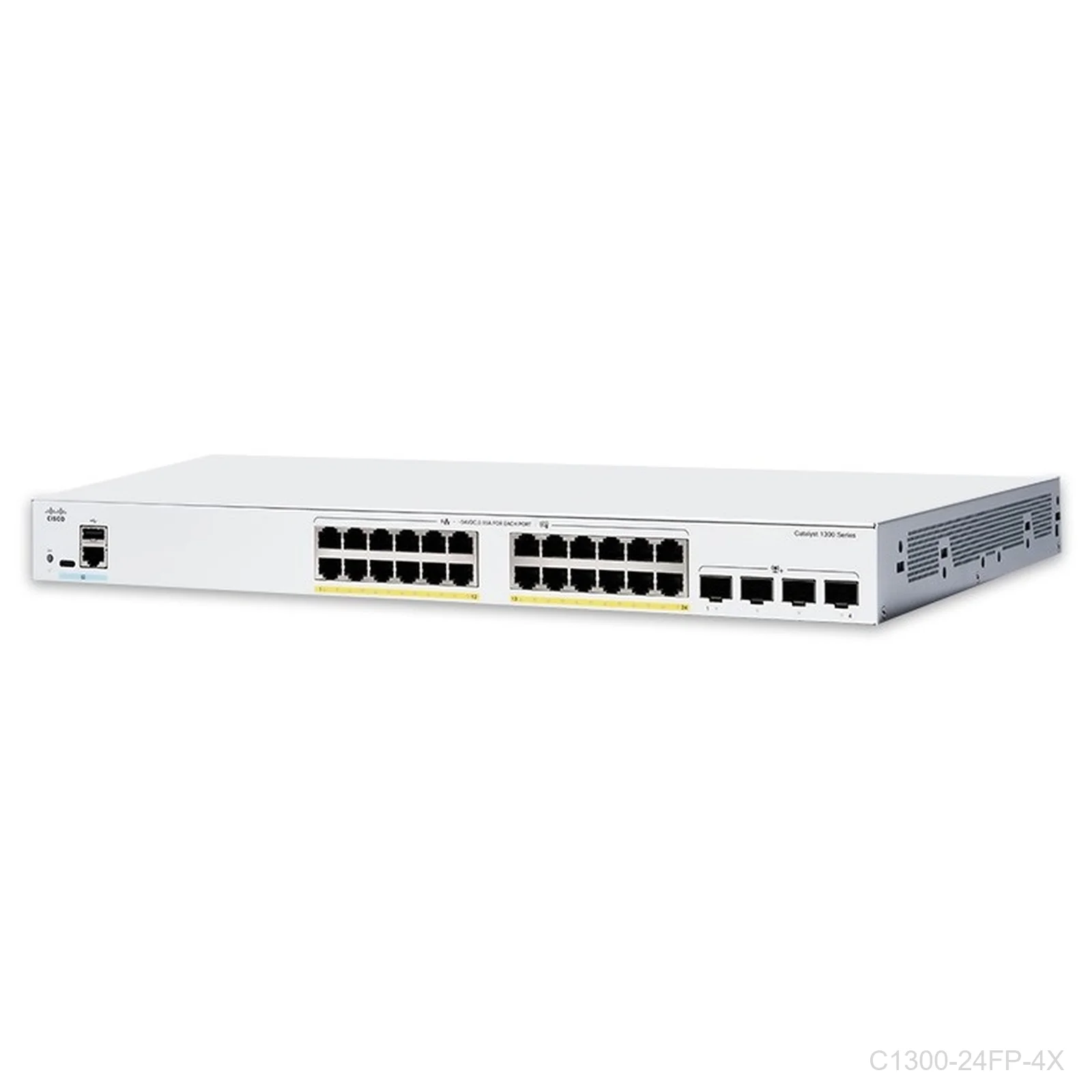 [C1300-24FP-4X] Cisco C1300-24FP-4X, 24 ports Giga PoE+ 370W, Catalyst Switch