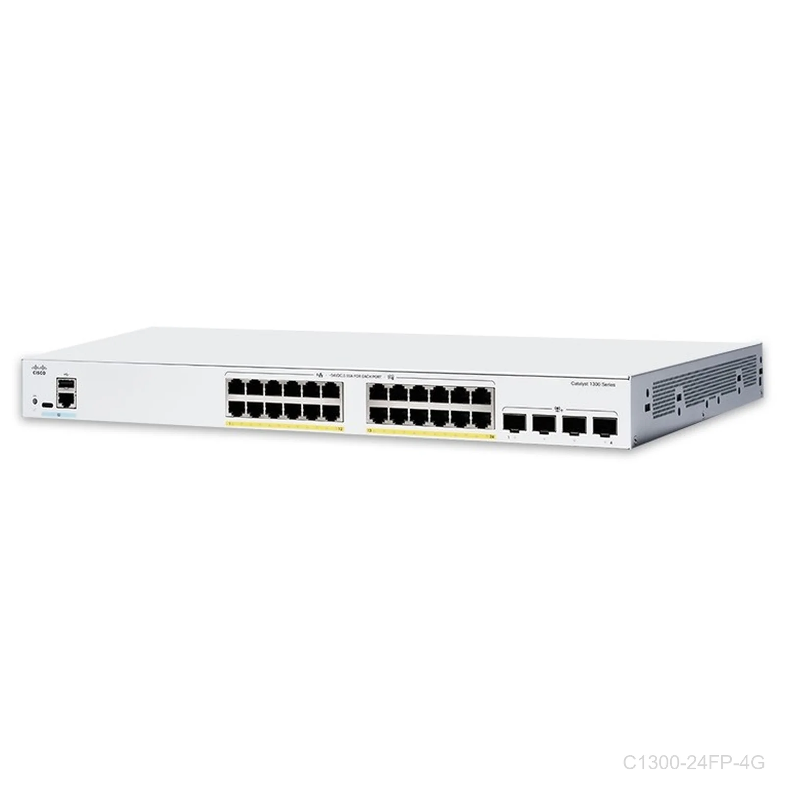 [C1300-24FP-4G] Cisco C1300-24FP-4G, 24 ports Giga POE+ 370W + 4 x 1G, Catalyst Switch