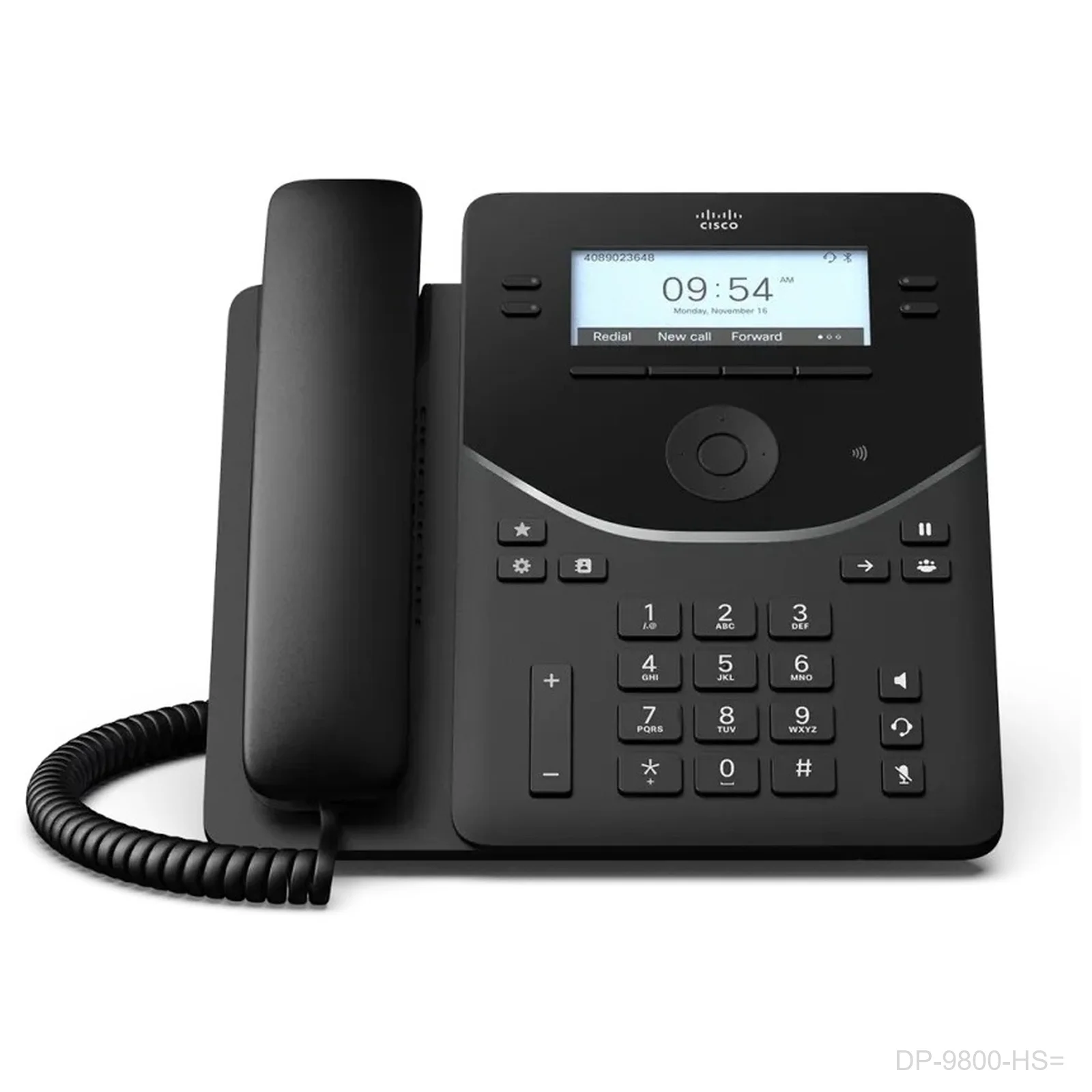 [DP-9800-HS=] Cisco DP-9800-HS= 9800 Replacement Handset Carbon Black