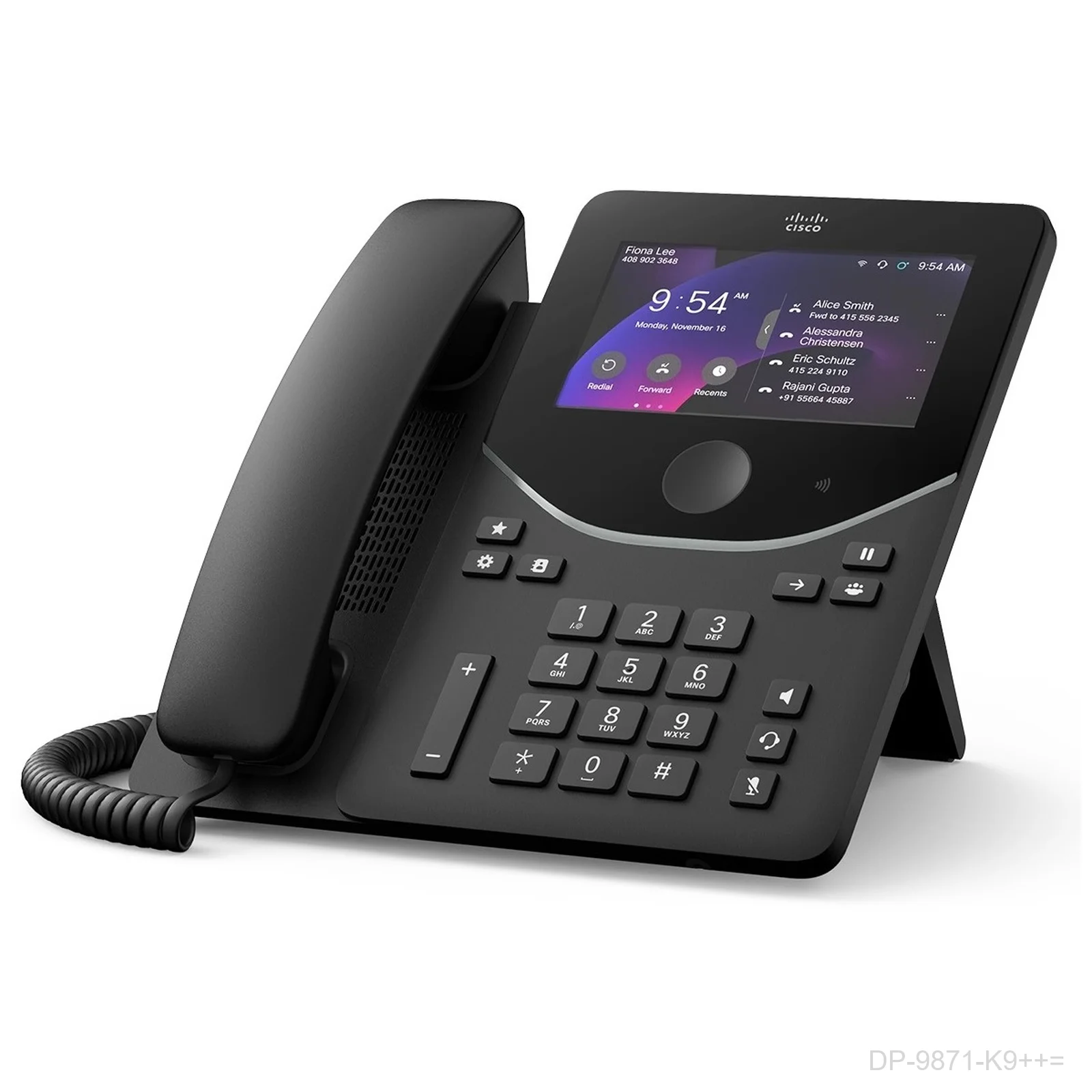 [DP-9871-K9=] Cisco DP-9871-K9=, Desk Phone 9871, Carbon Black
