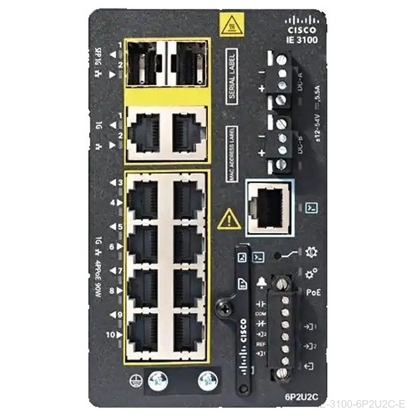 [IE-3100-6P2U2C-E] Cisco IE-3100-6P2U2C-E, Catalyst IE3100 Rugged, Network Essentials
