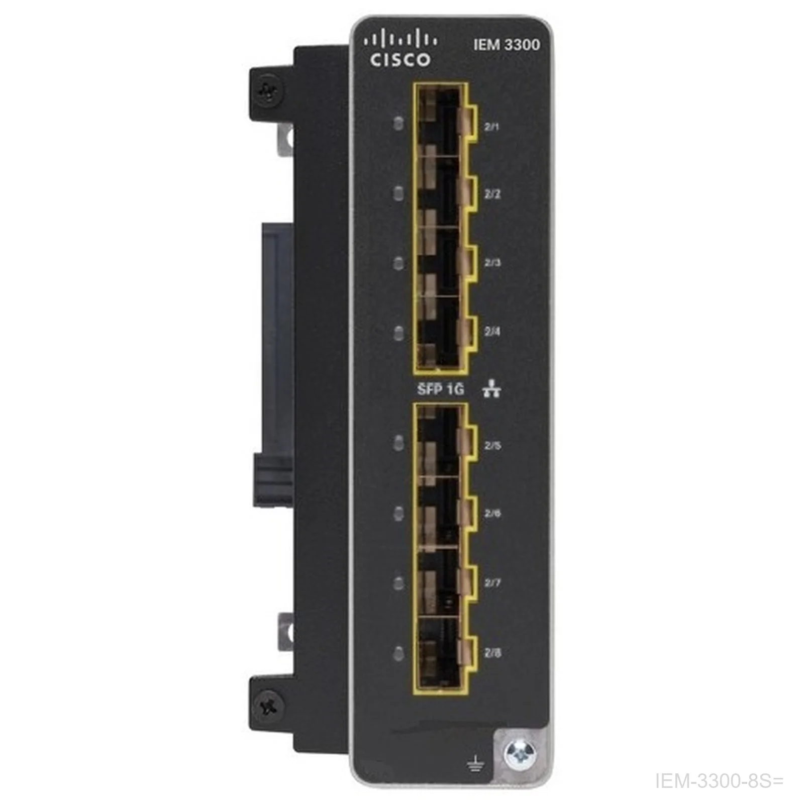 [IEM-3300-8S=] Cisco IEM-3300-8S=, Catalyst IE3300 Expansion, 8 GE SFP Fiber Ports